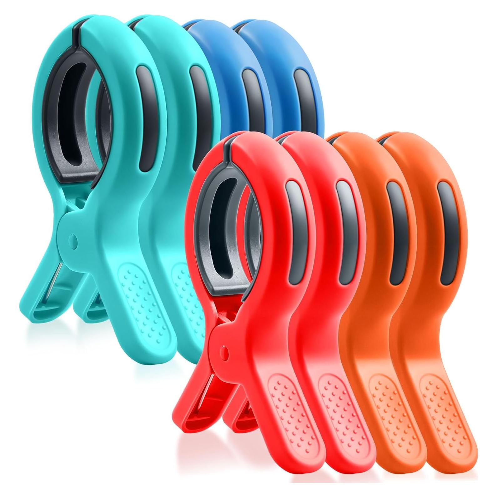 Pinzas de Toalla Grandes HiGift 8 Piezas para Sillas de Playa