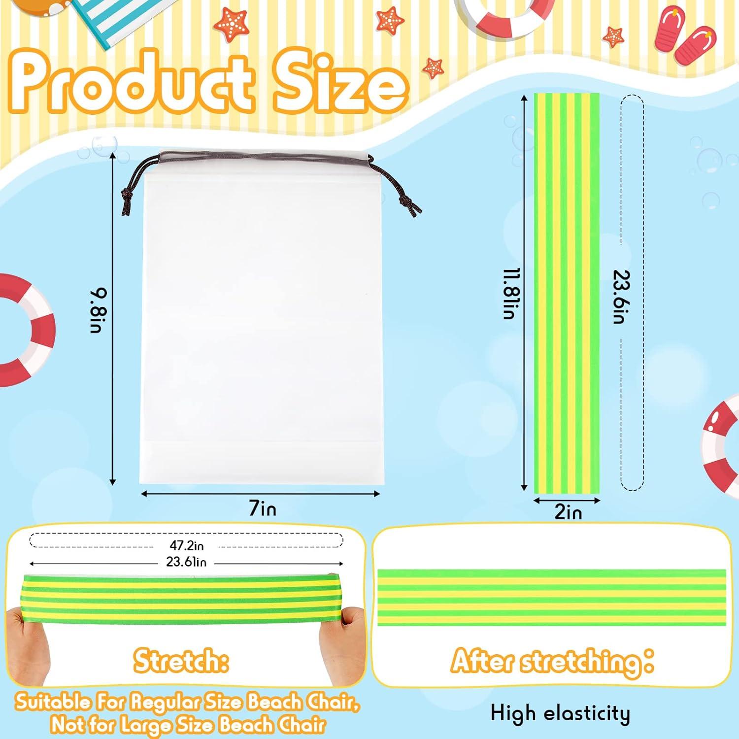 Clips para Toallas de Playa Tessco - Paquete de 12 Piezas