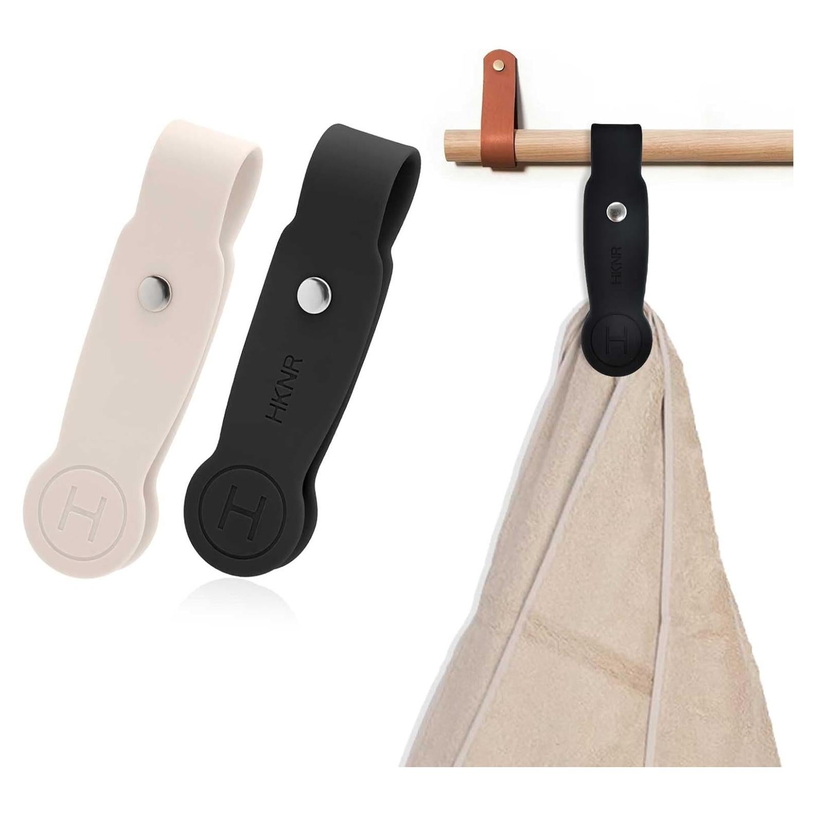 Clips Magnéticos de Silicona HKNR para Toallas - 2 Pcs
