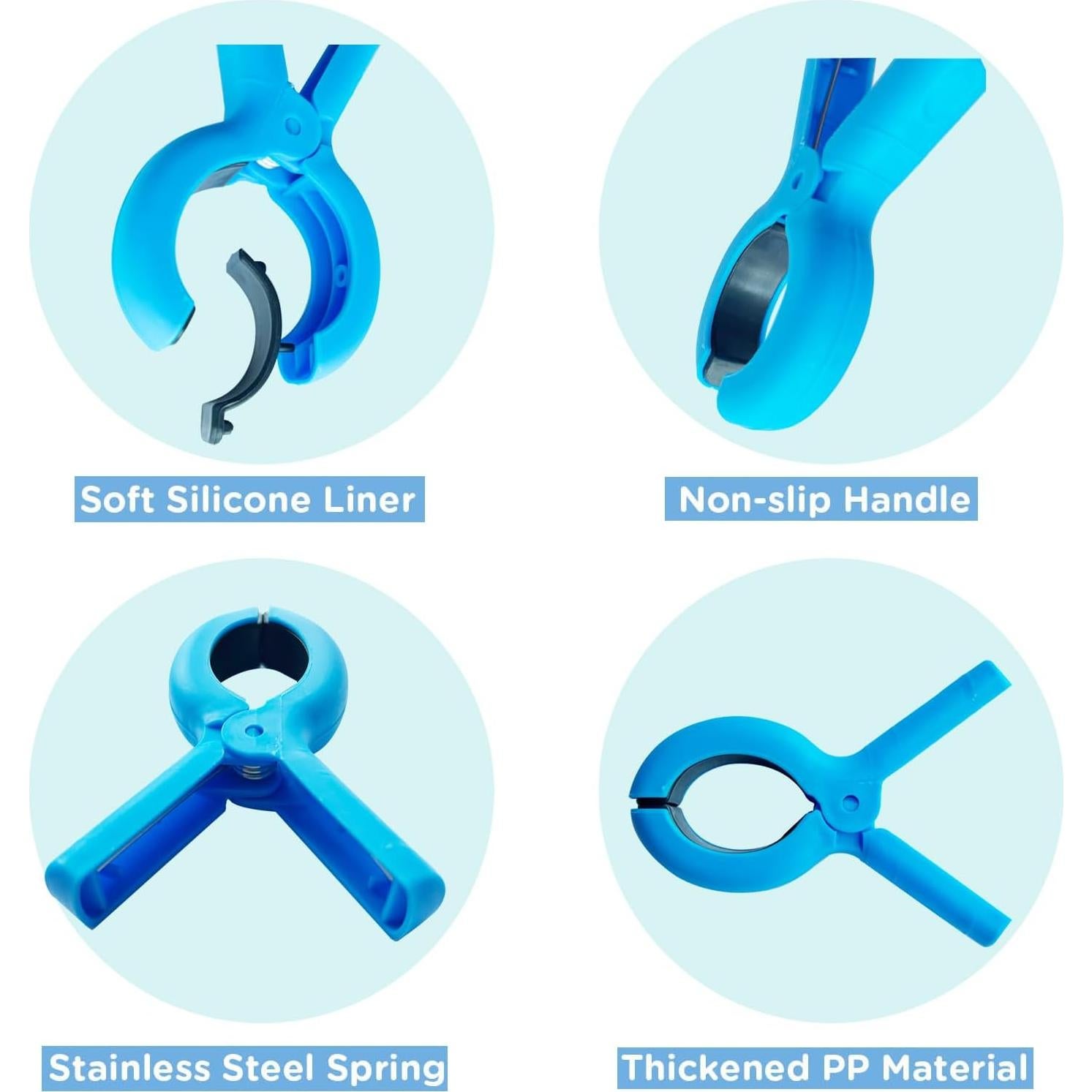 Pinzas Grandes para Toallas de Playa ZJRXPYNUY - 12 Piezas Jumbo