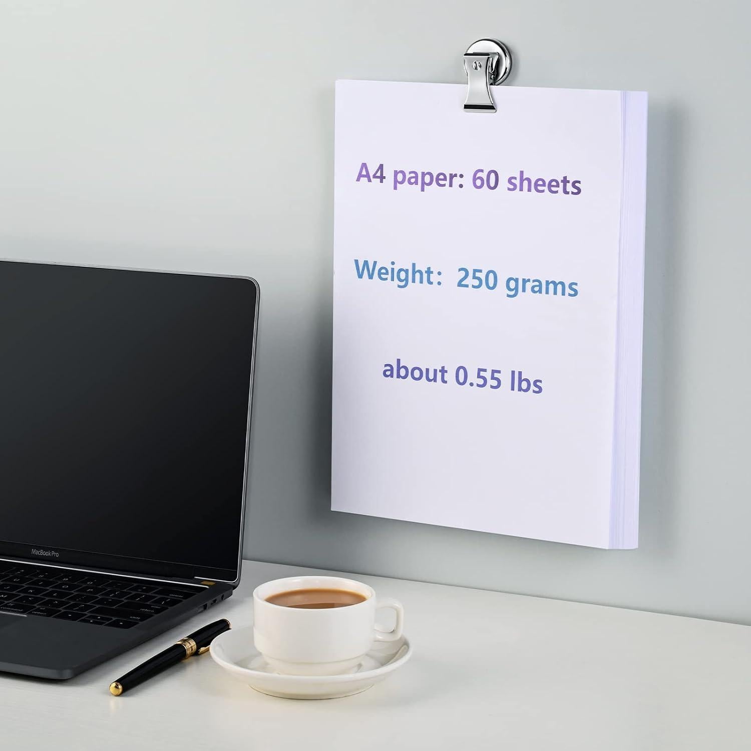 6 Clips Magnéticos de Acero Inoxidable Lidwot 4.5cm