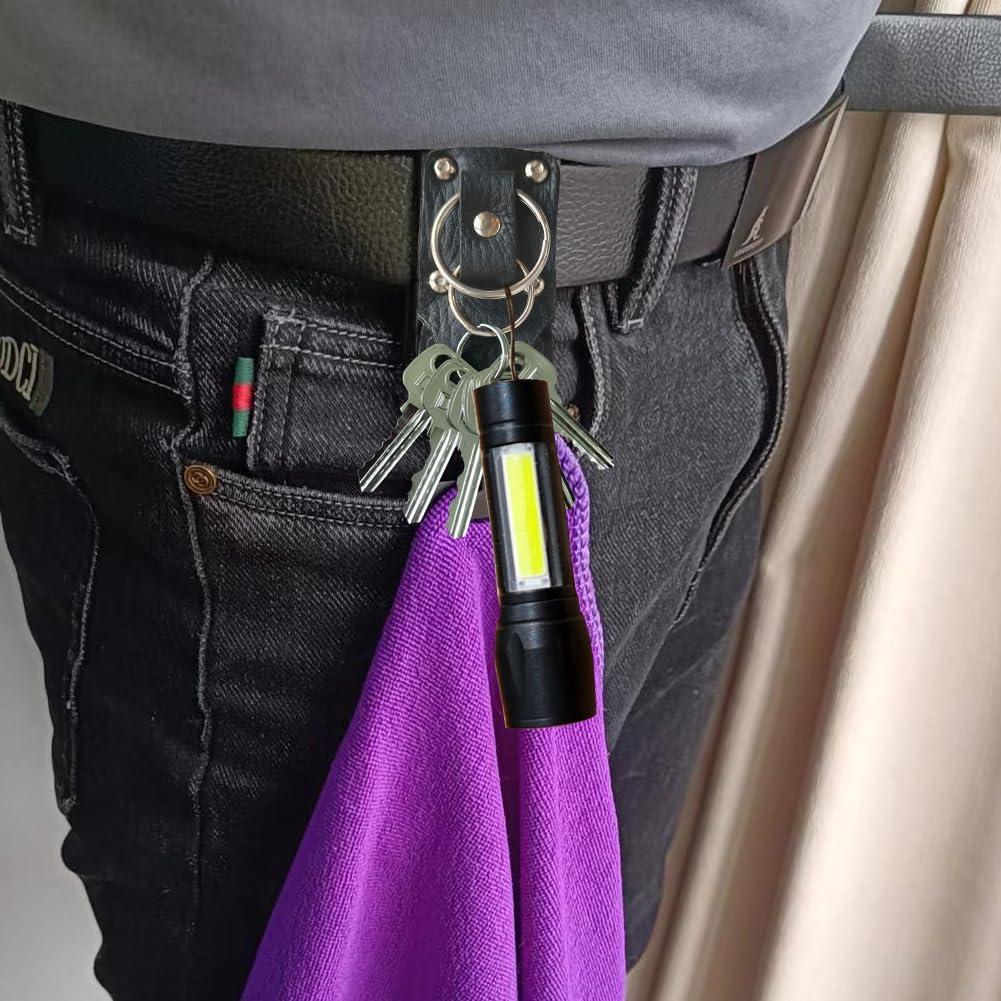 Clip de Cinturón QIAOTLB para Guantes y Herramientas Negro