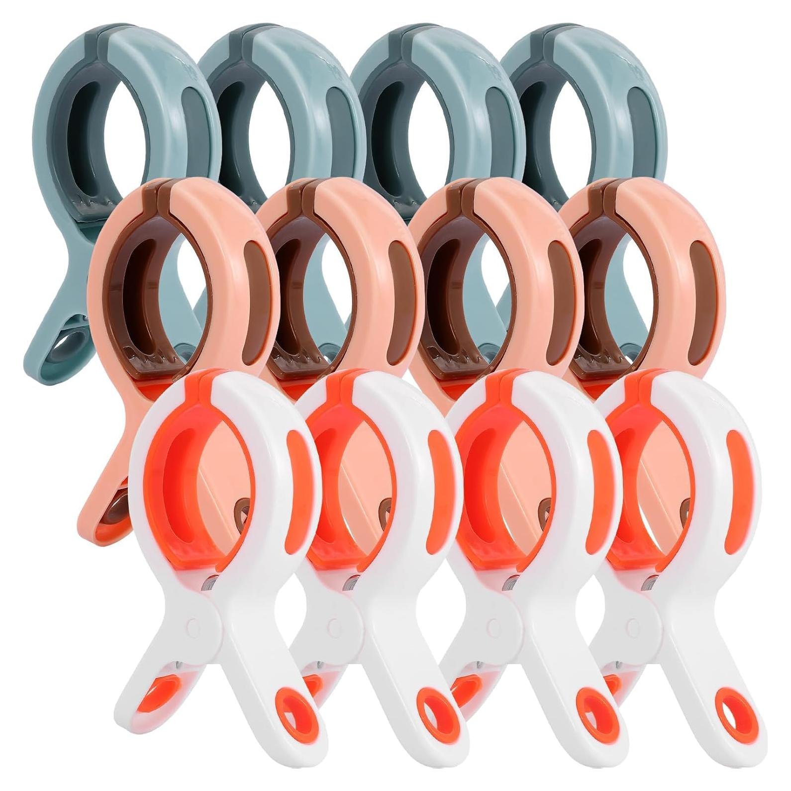 Paquete de 12 Clips para Toallas de Playa Yihurlm - Alta Resistencia