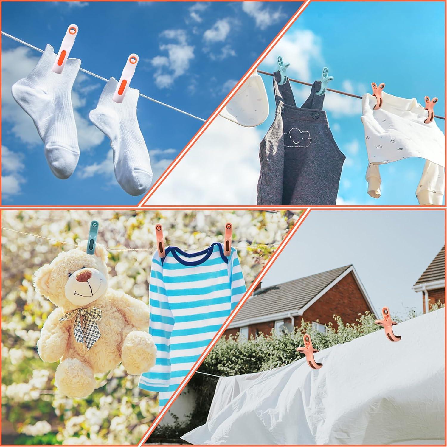 Paquete de 12 Clips para Toallas de Playa Yihurlm - Alta Resistencia