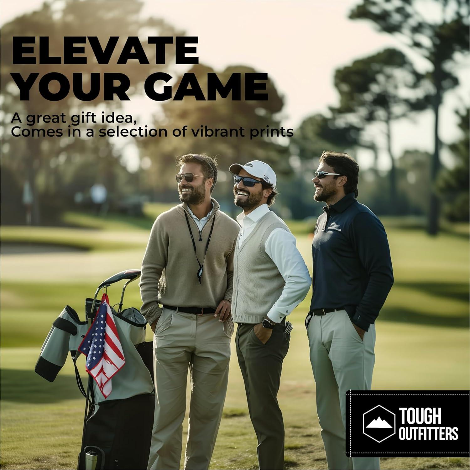 Toalla de Golf Tough Outdoors Microfibra 38x63.5cm con Clip