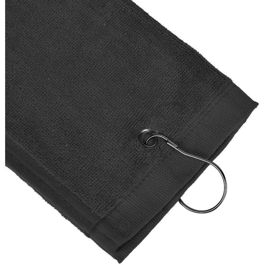 Paquete de 2 Toallas de Golf Plegables Yuyeran 40x30cm Negro