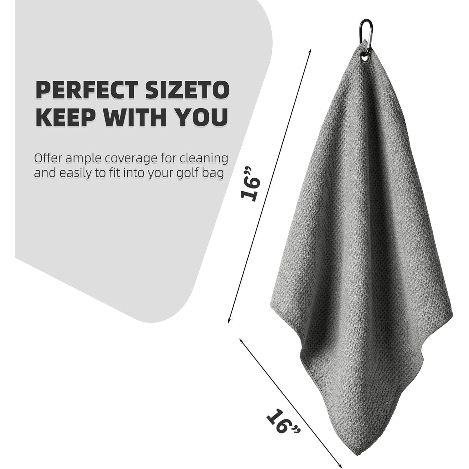 Toallas de Microfibra para Golf Mile High Life 3 Paquete Gris