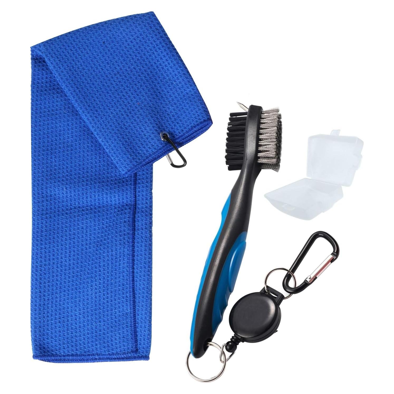 Juego de Toalla y Cepillo de Golf TAO CICADA 40.6x61cm Azul
