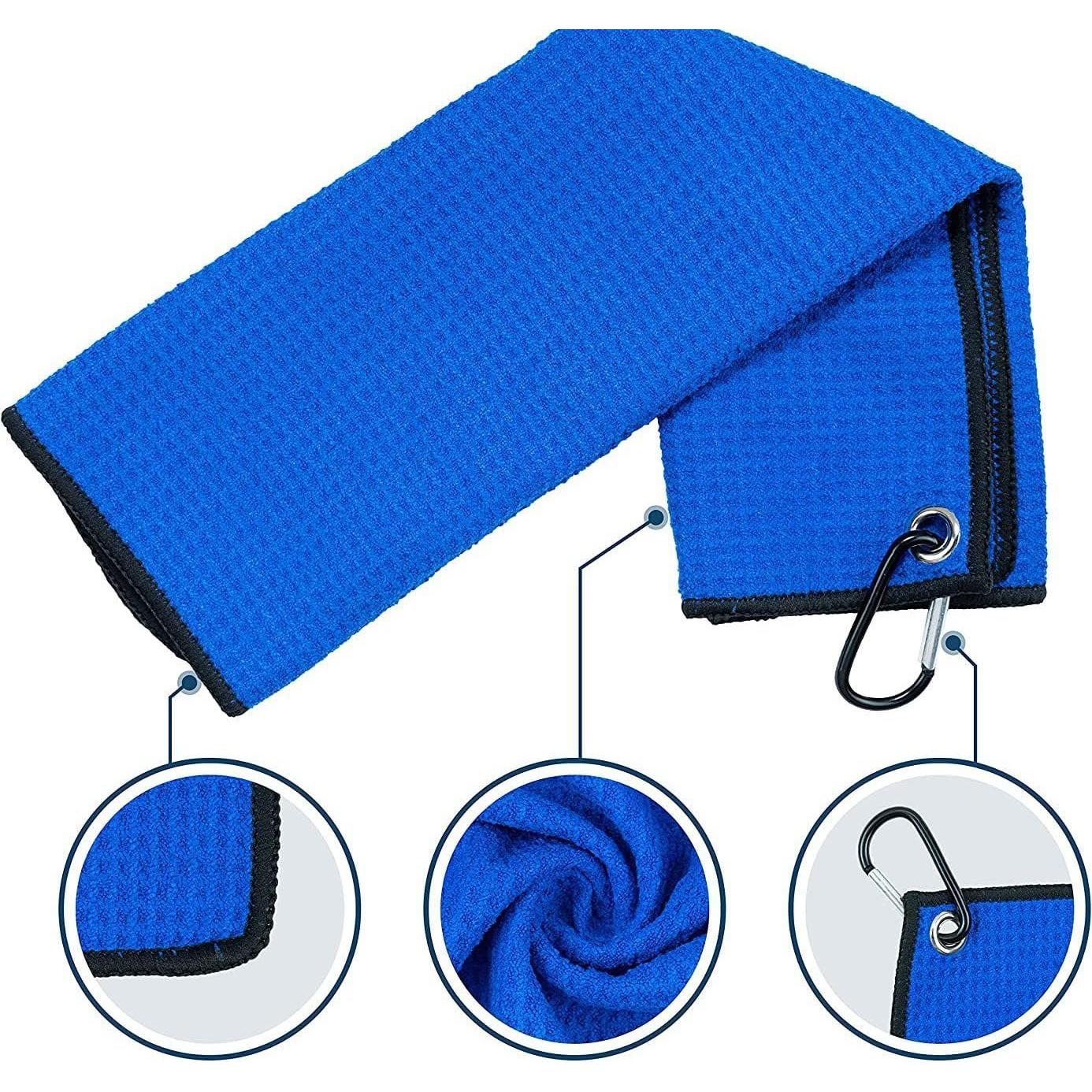 Juego de Toalla y Cepillo de Golf TAO CICADA 40.6x61cm Azul