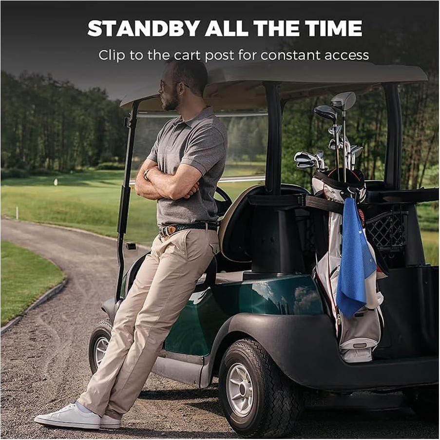 Juego de Toalla y Cepillo de Golf TAO CICADA 40.6x61cm Azul