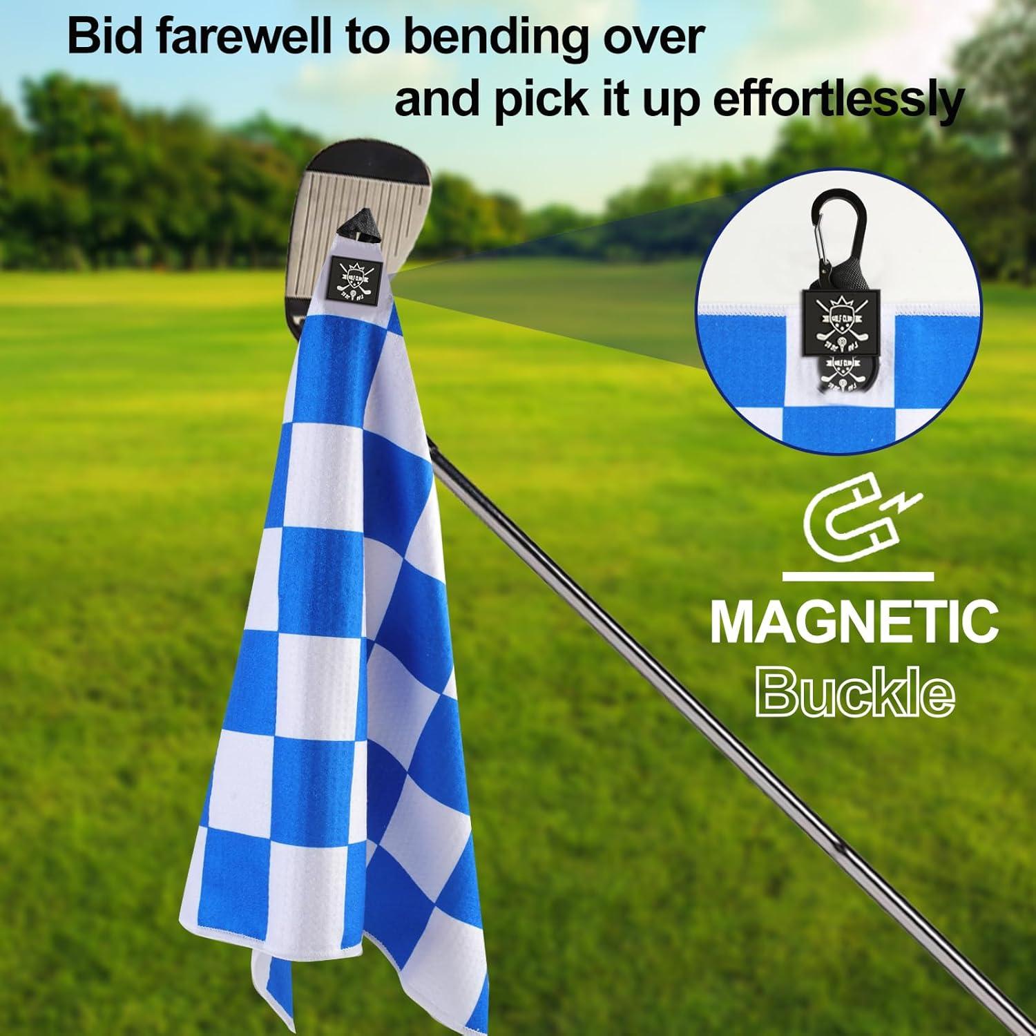 Toalla de Golf Magnética Viddett 61x41cm 2 Pcs Microfibra