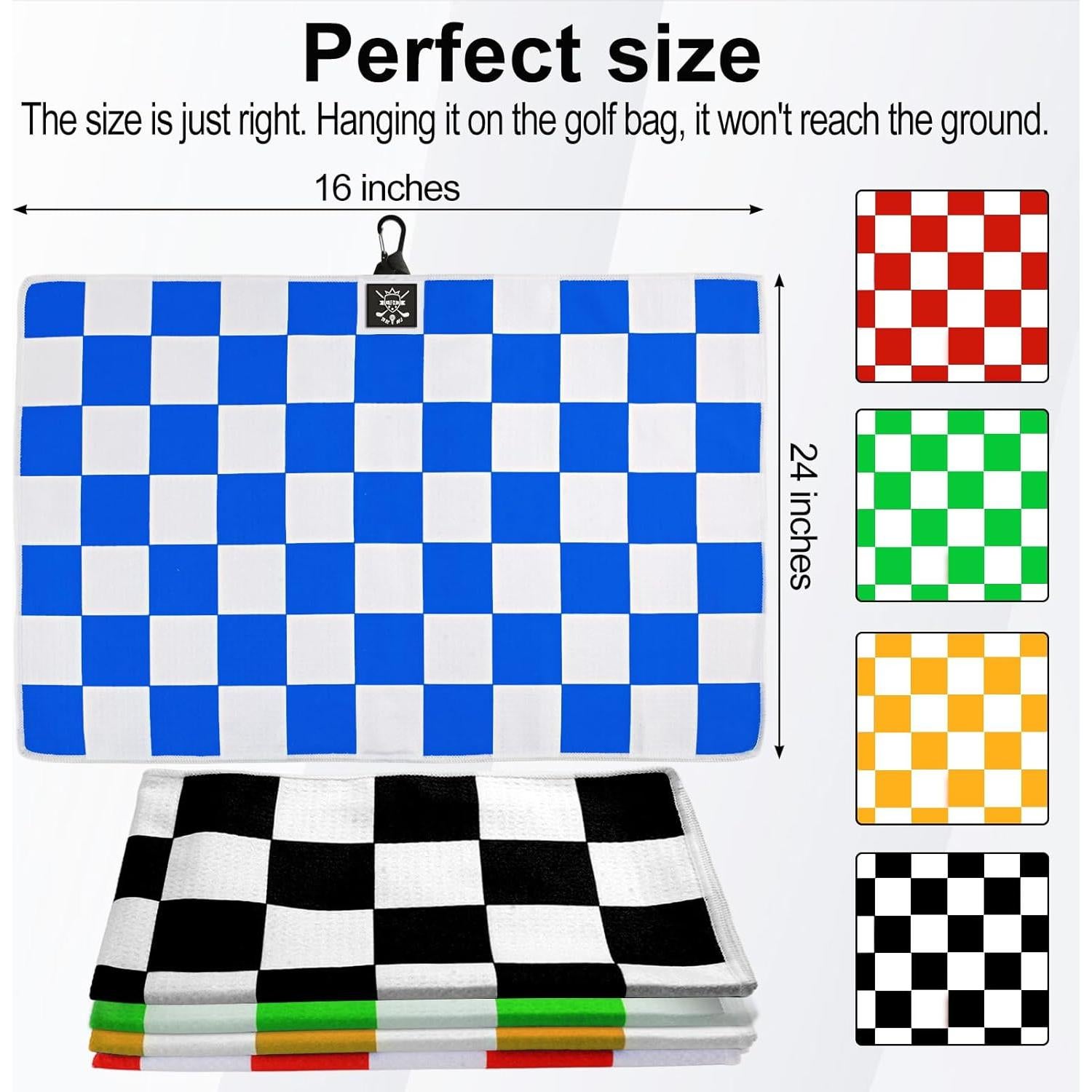 Toalla de Golf Magnética Viddett 61x41cm 2 Pcs Microfibra