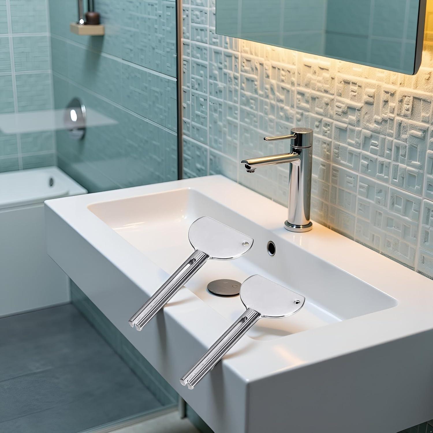 2 Piezas Llave Exprimidora de Tubo Metal Junfamilee