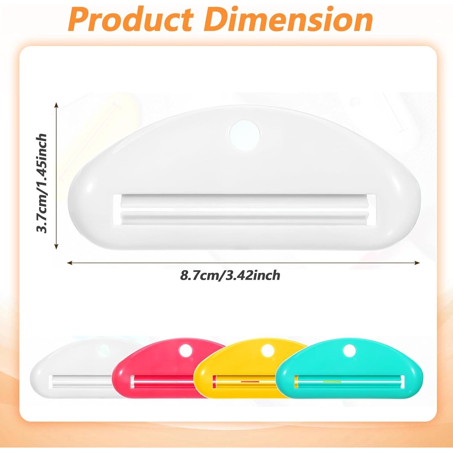 Exprimidor de Pasta de Dientes 8 Pcs BOHUIZ Reutilizable Colorido