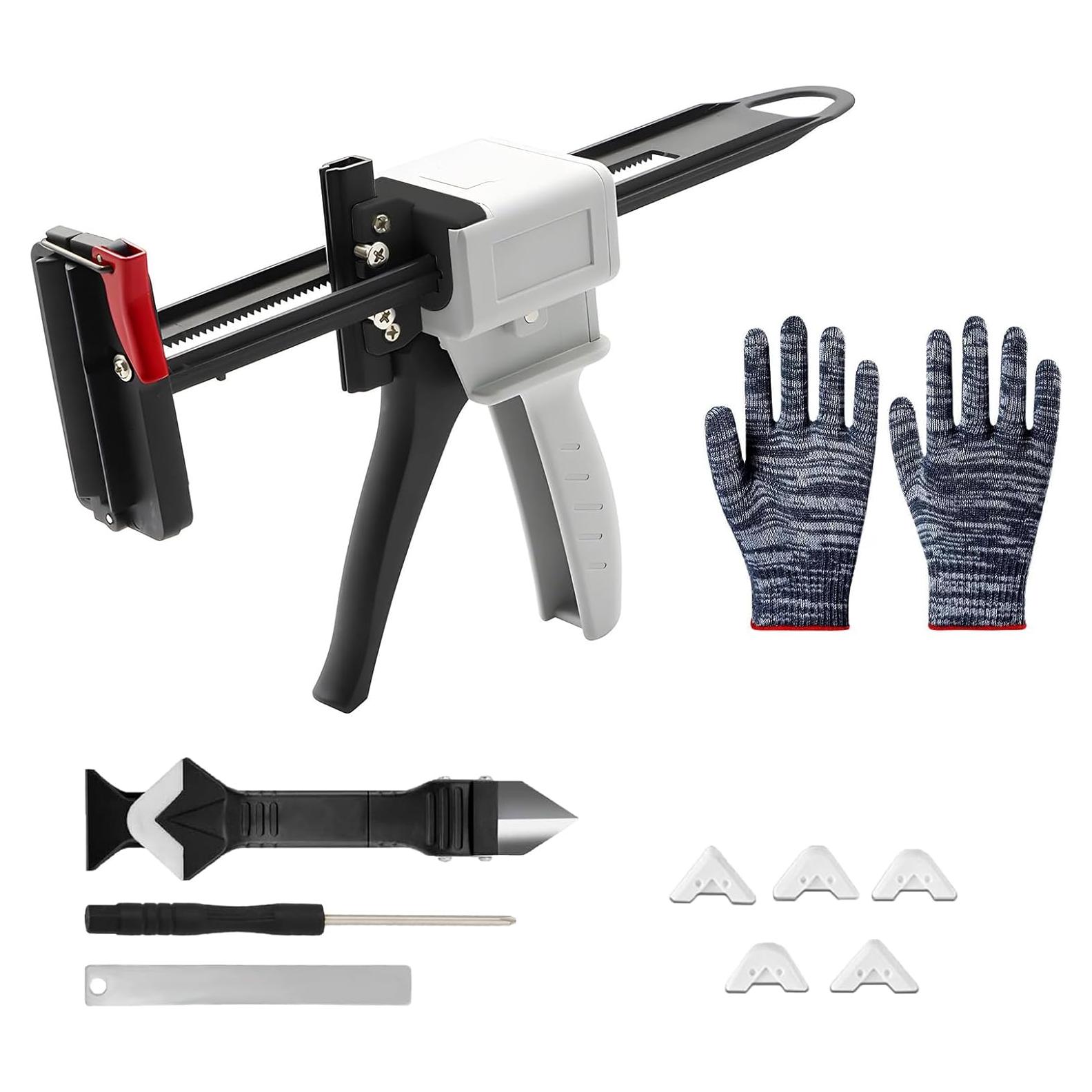 Pistola Exprimidora de Tubo KJEYOB 27.94x14.99cm Blanca