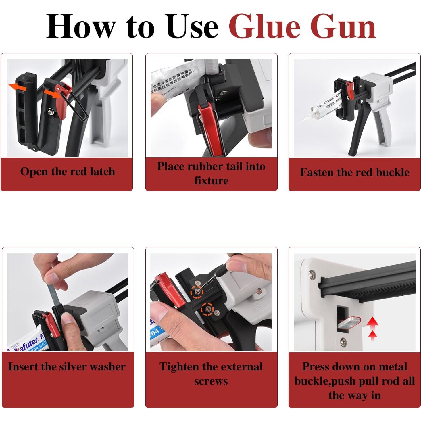 Pistola Exprimidora de Tubo KJEYOB 27.94x14.99cm Blanca