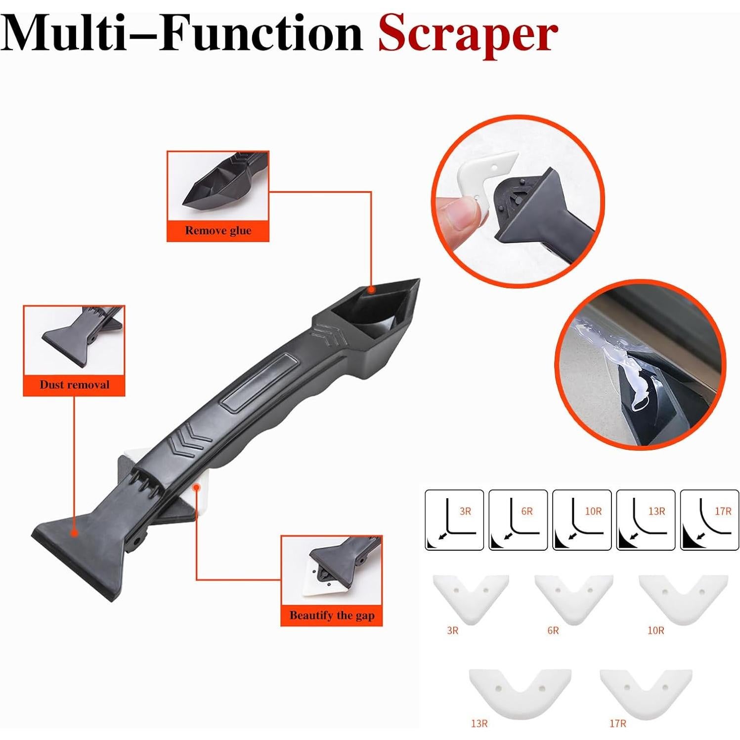 Pistola Exprimidora de Tubo KJEYOB 27.94x14.99cm Blanca