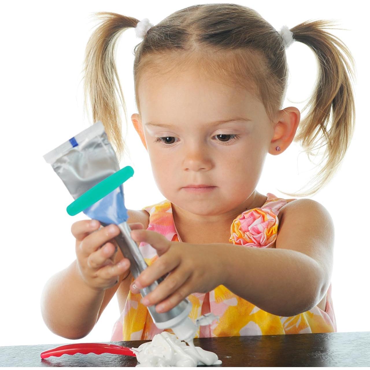 Dispensador de Pasta de Dientes Healifty 10 Piezas PVC