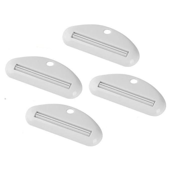 5 Exprimidores de Pasta de Dientes Cauaoa Blancos Prácticos