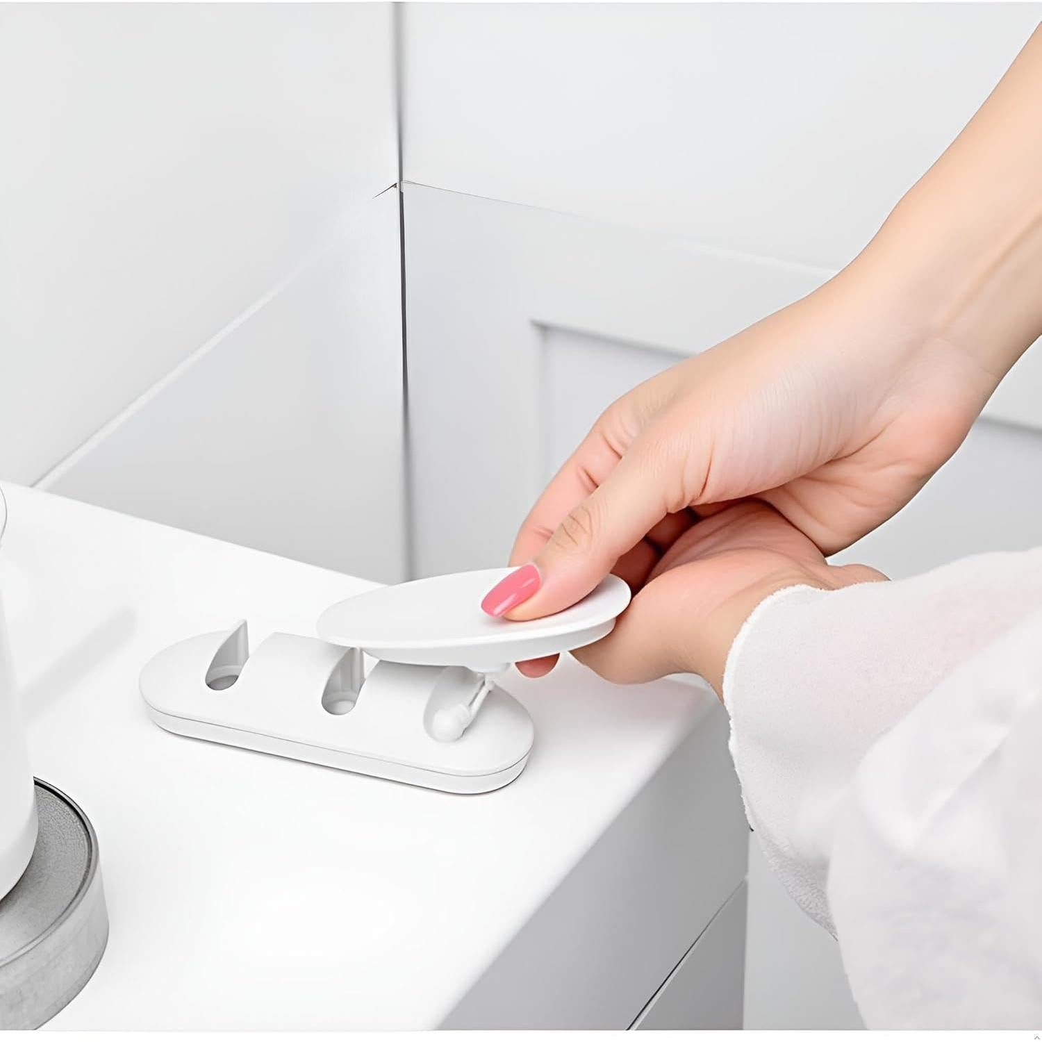 5 Exprimidores de Pasta de Dientes Cauaoa Blancos Prácticos