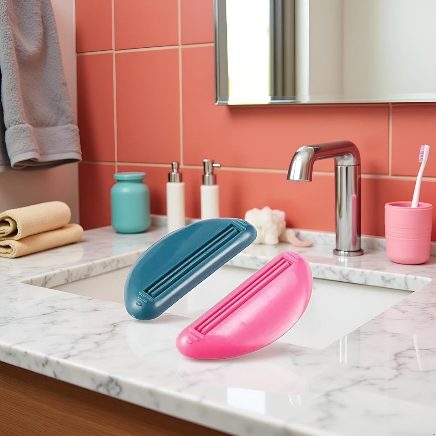 2 Piezas Exprimidor de Pasta de Dientes Wentoenapp - Clip Práctico