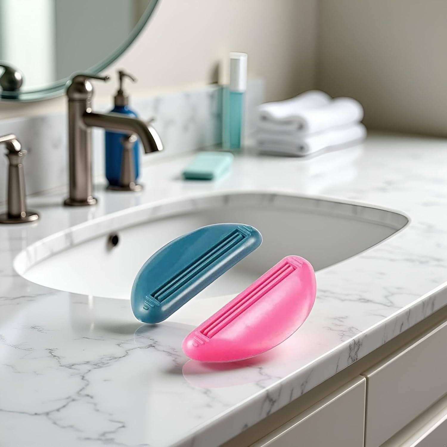 2 Piezas Exprimidor de Pasta de Dientes Wentoenapp - Clip Práctico