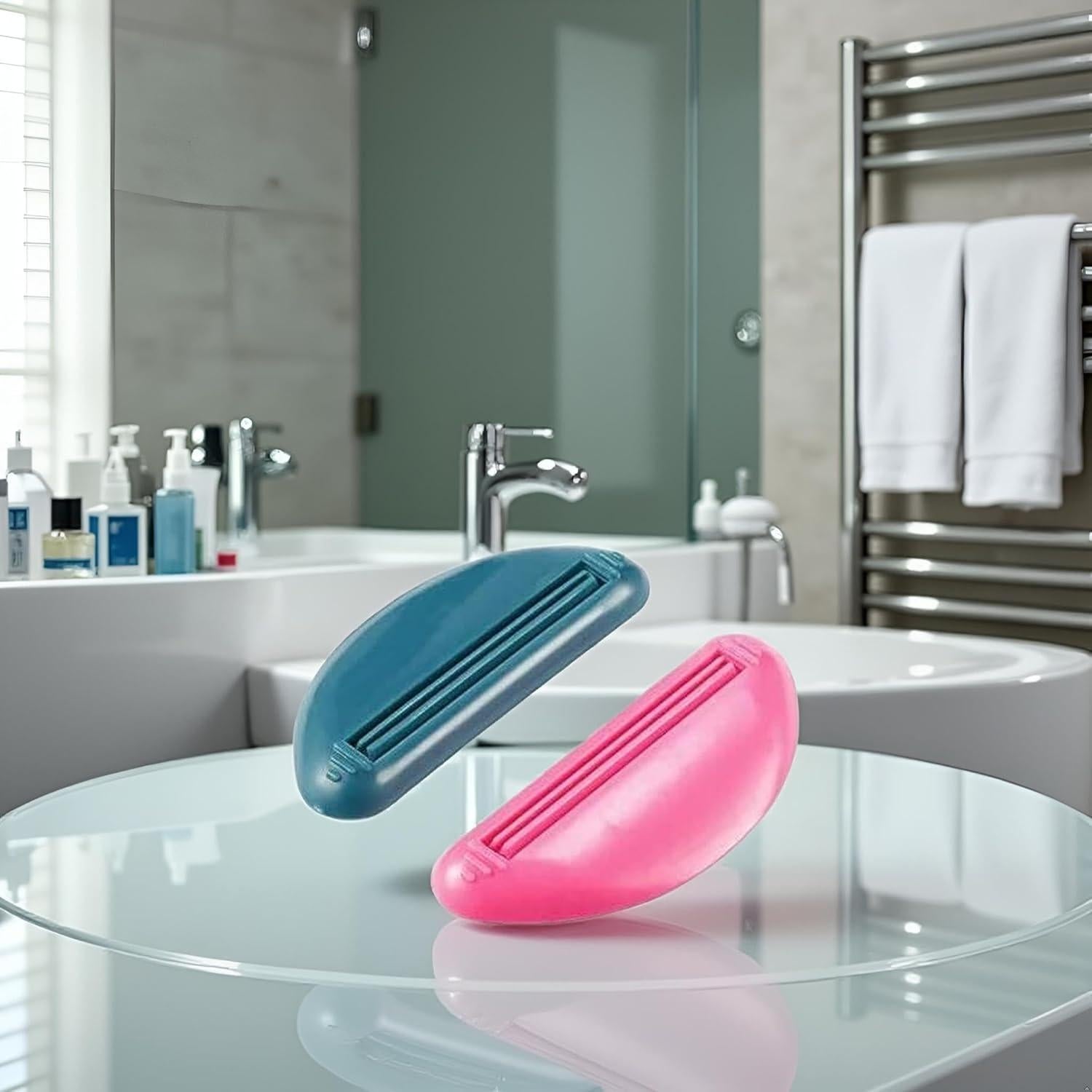 2 Piezas Exprimidor de Pasta de Dientes Wentoenapp - Clip Práctico