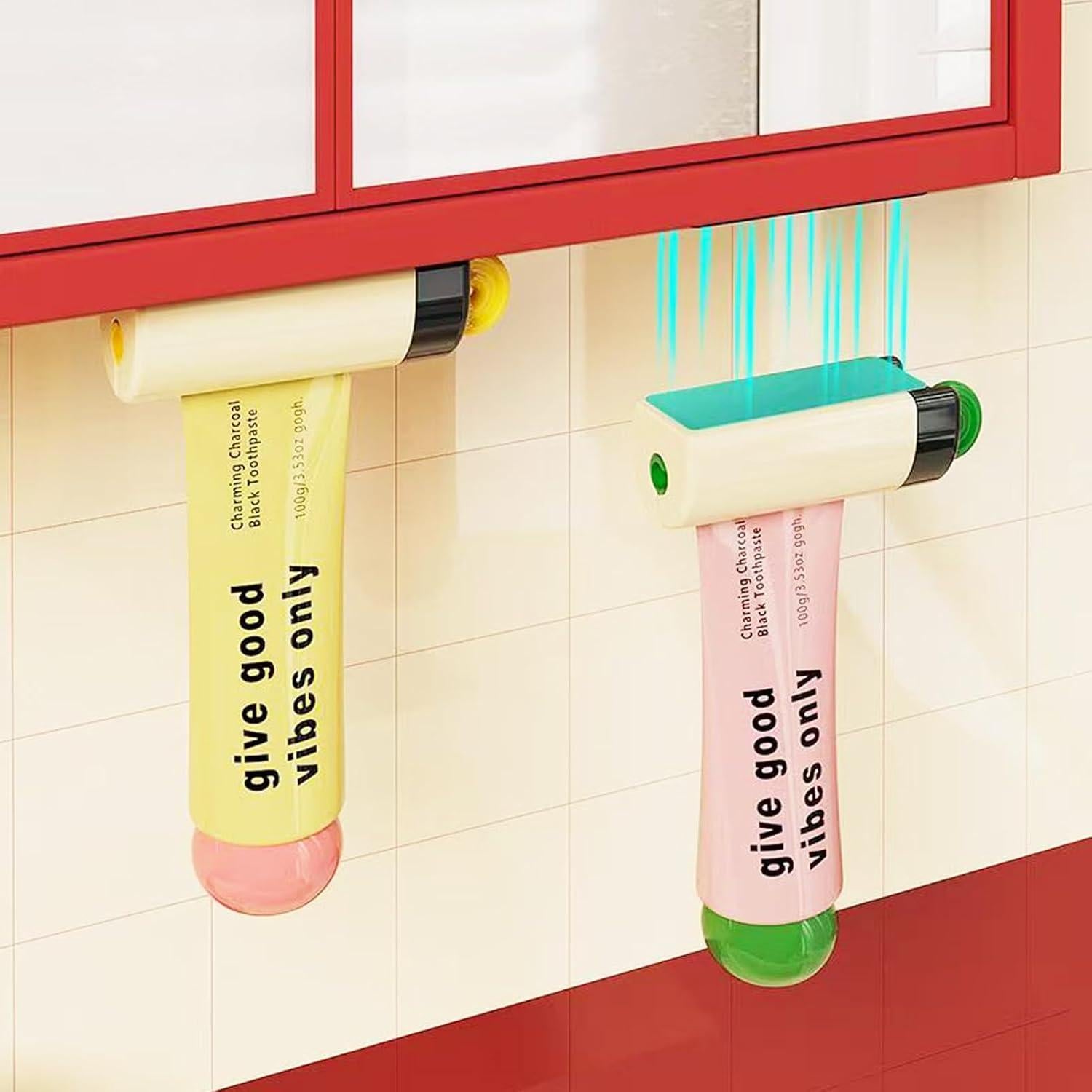 Exprimidor de Pasta de Dientes Magnético Chenshuo Blanco 10.8cm