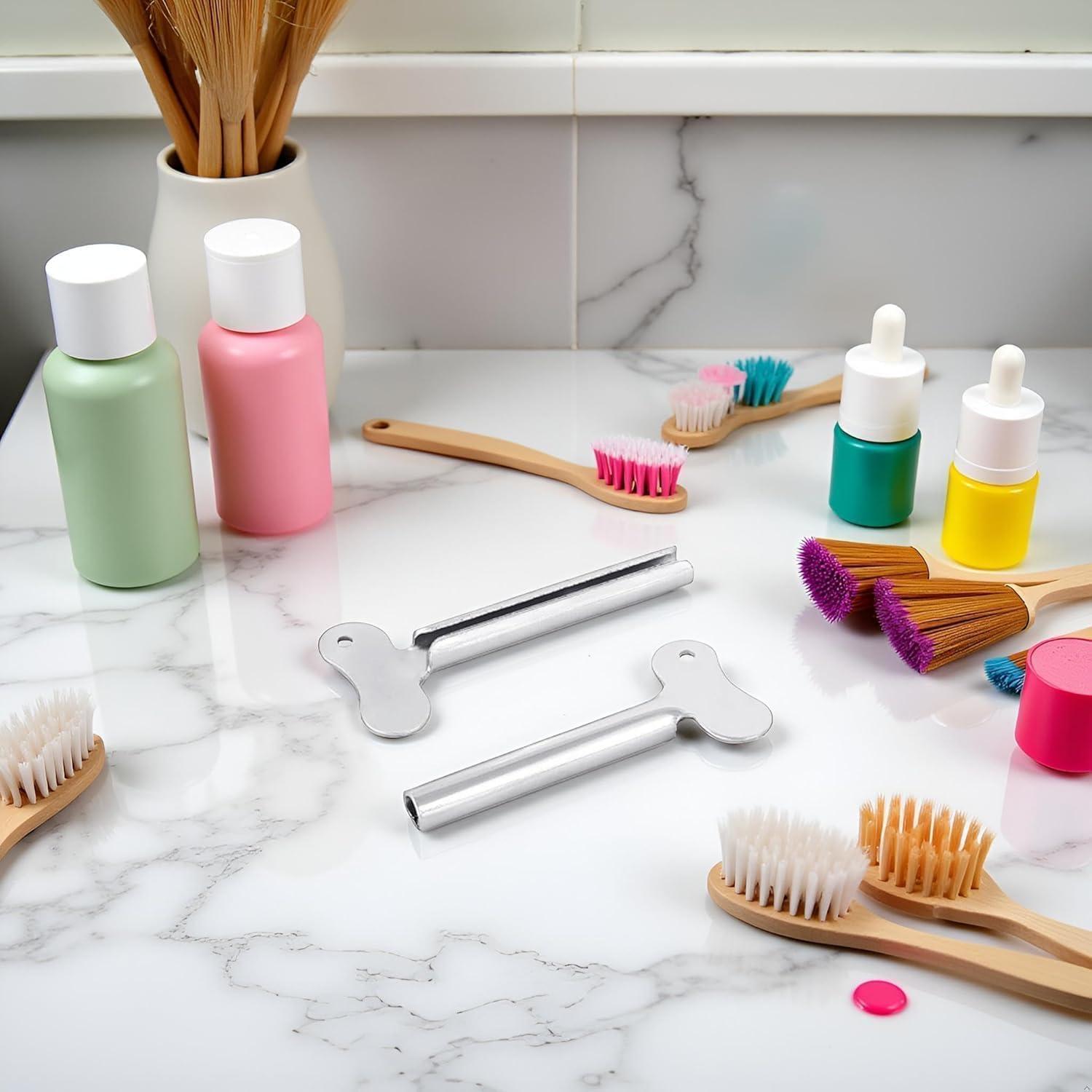 Llave Exprimidora de Tubo Tnyvm - 2 Pcs Metal Plateado