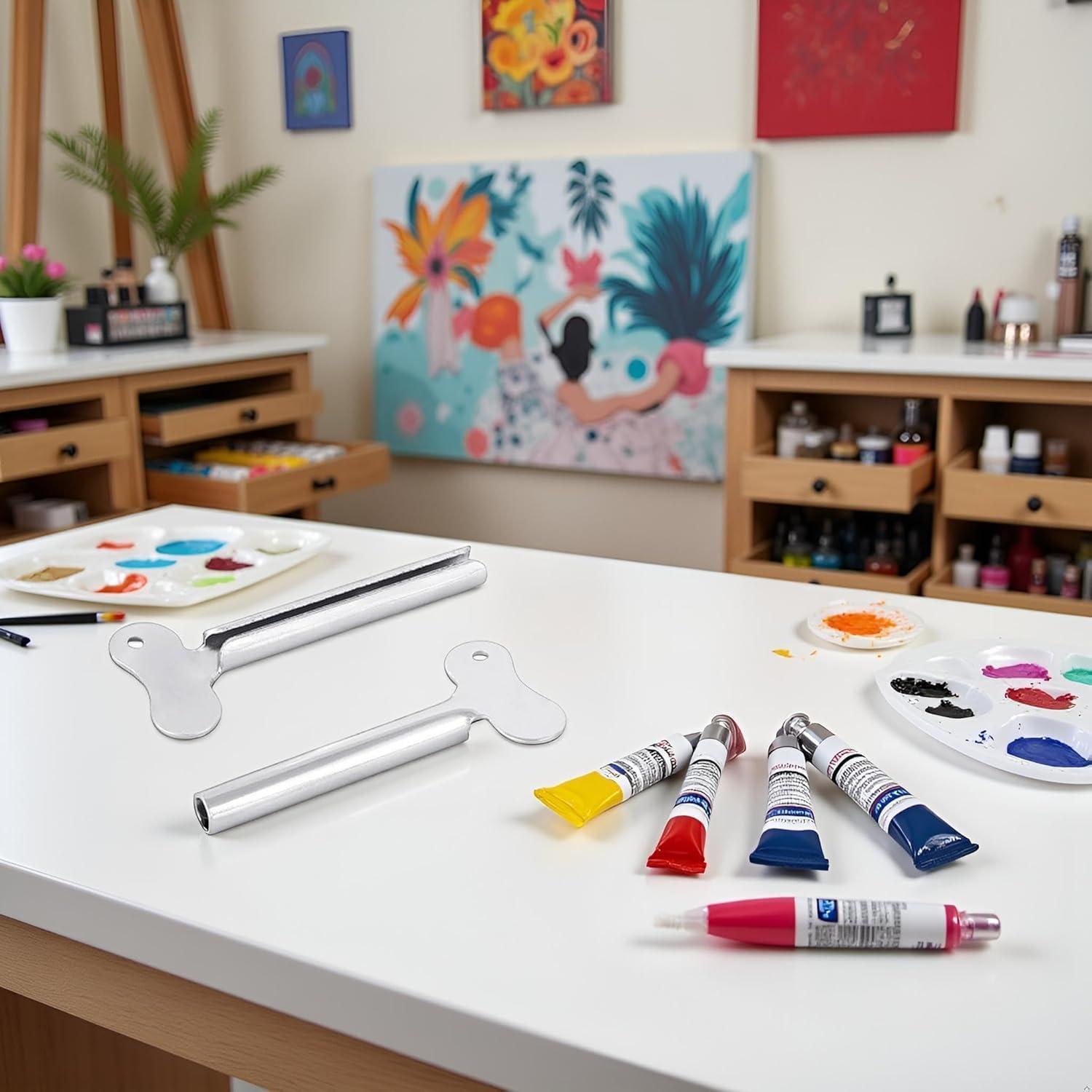 Llave Exprimidora de Tubo Tnyvm - 2 Pcs Metal Plateado