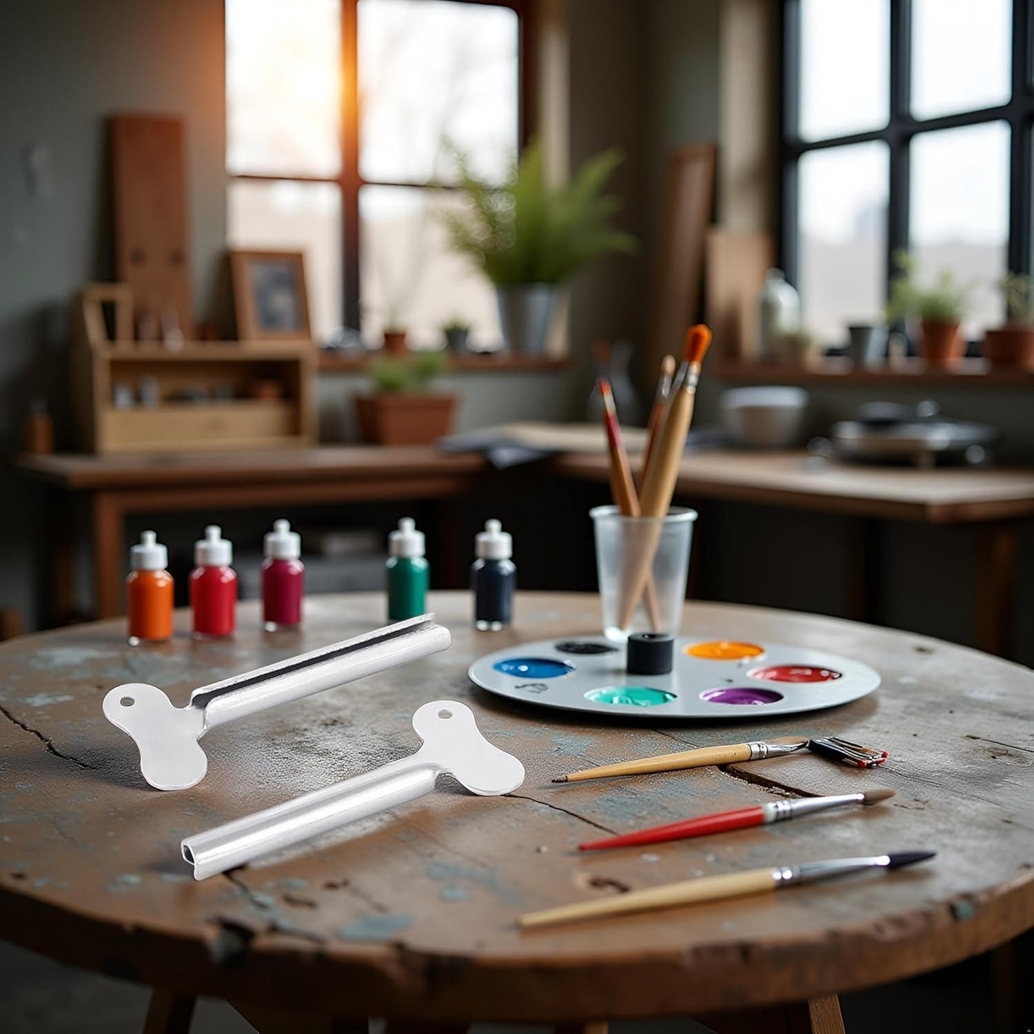 Llave Exprimidora de Tubo Tnyvm - 2 Pcs Metal Plateado