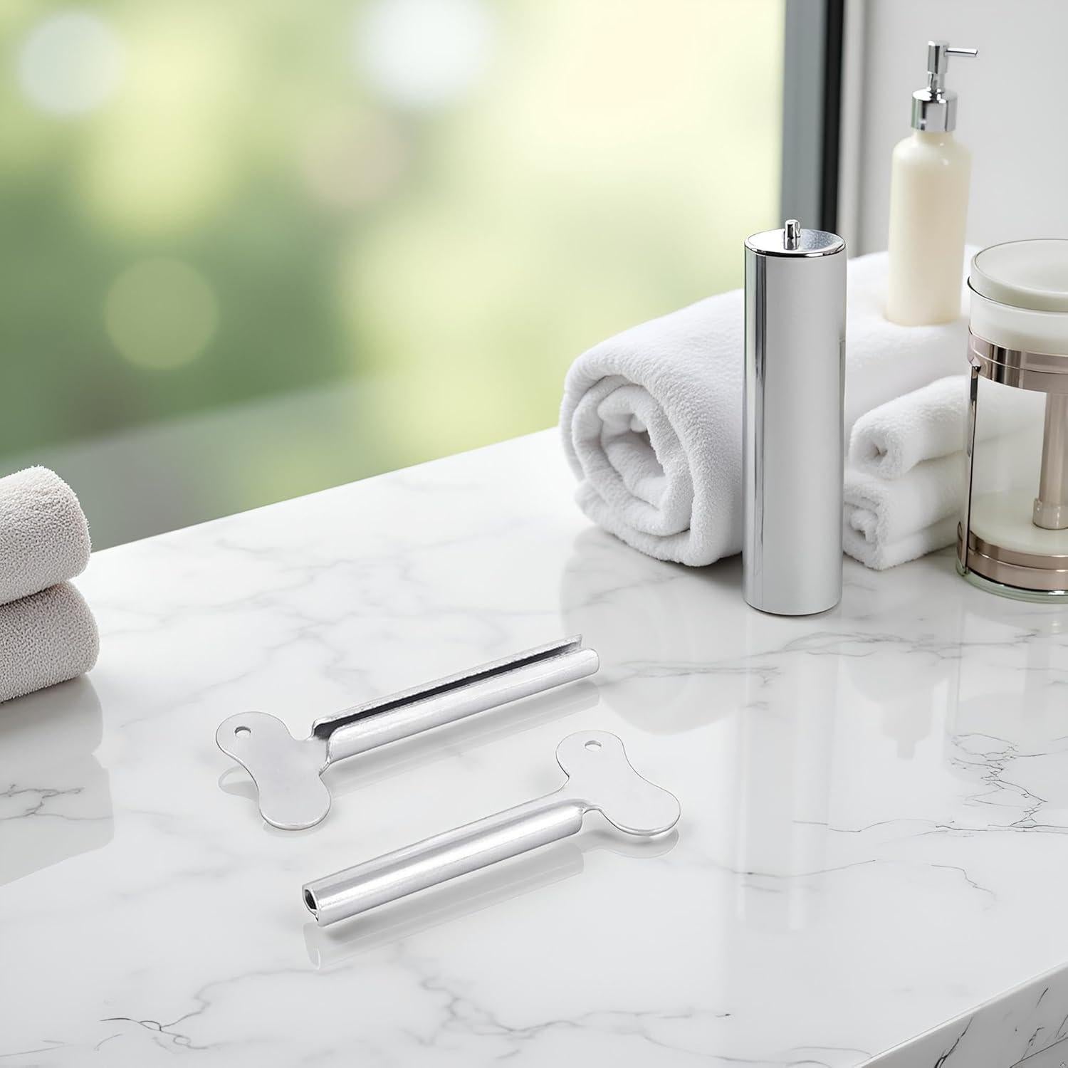 Llave Exprimidora de Tubo Tnyvm - 2 Pcs Metal Plateado