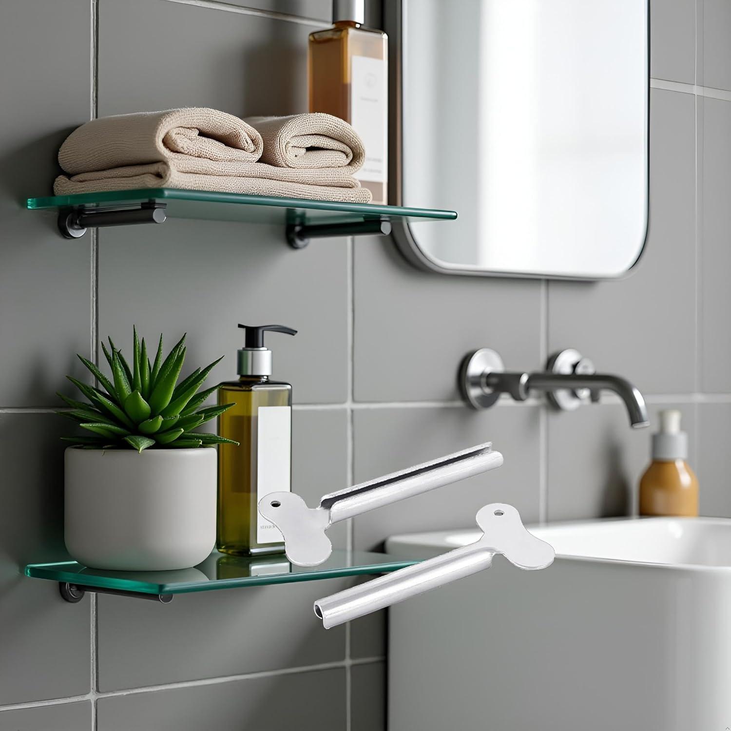 Llave Exprimidora de Tubo Tnyvm - 2 Pcs Metal Plateado