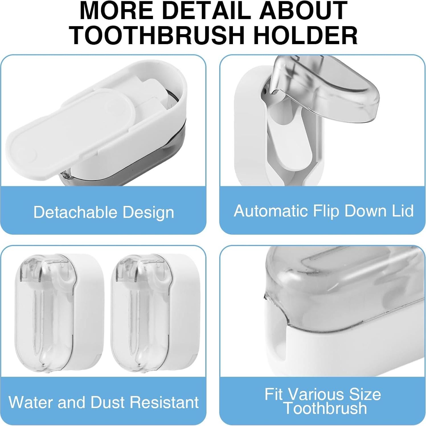 Soporte de Cepillo de Dientes y Dispensador LOGJAM HY076