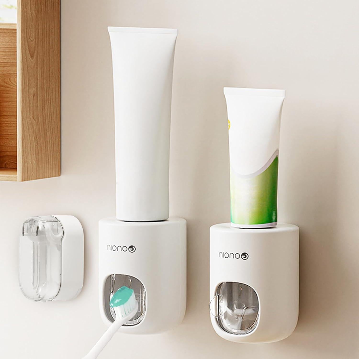 Soporte de Cepillo de Dientes y Dispensador LOGJAM HY076