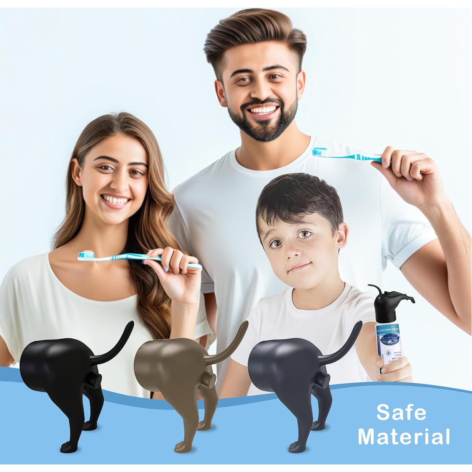 Dispensador de Pasta de Dientes Perro Cagando 3Pcs Chambom