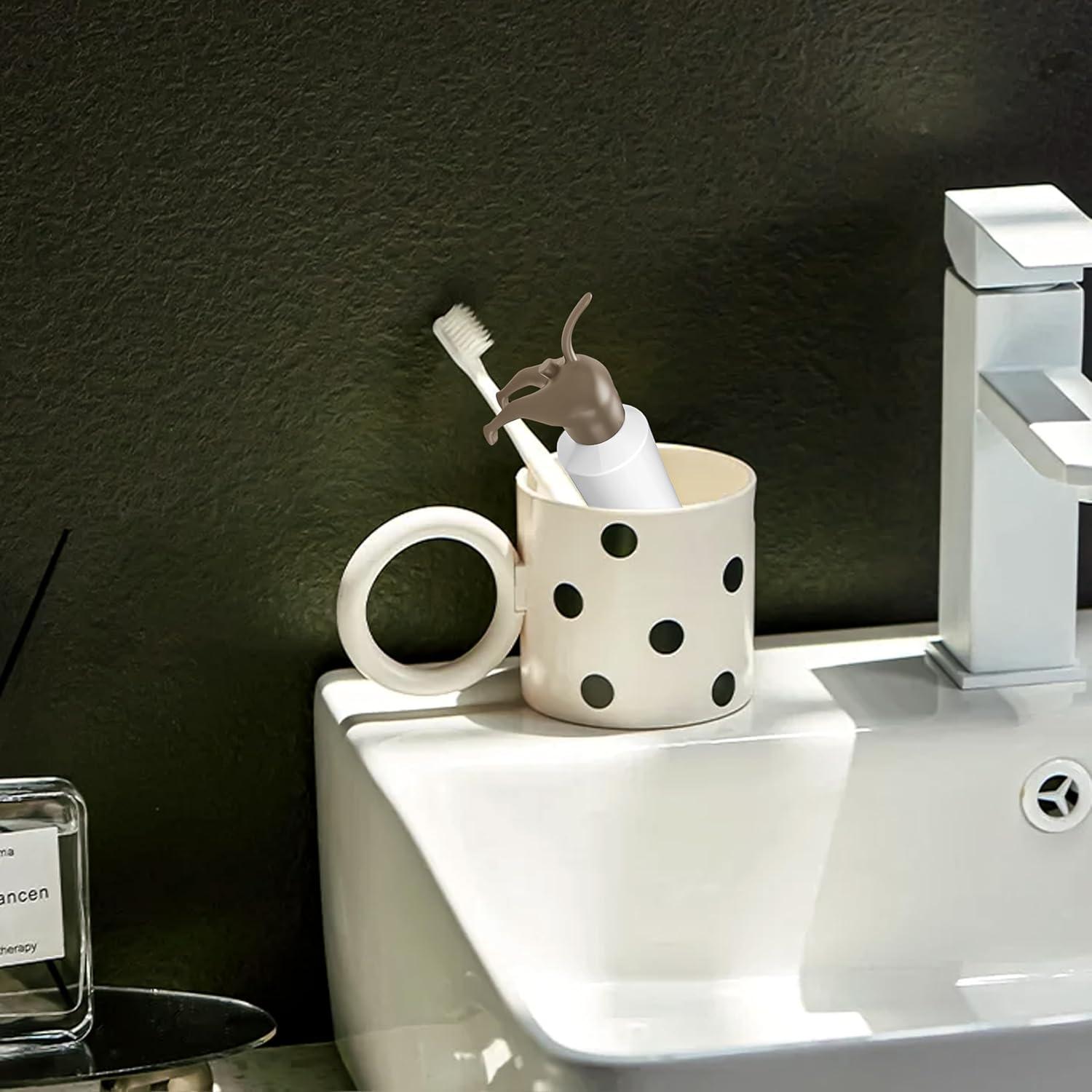 Dispensador de Pasta de Dientes Perro Cagando 3Pcs Chambom