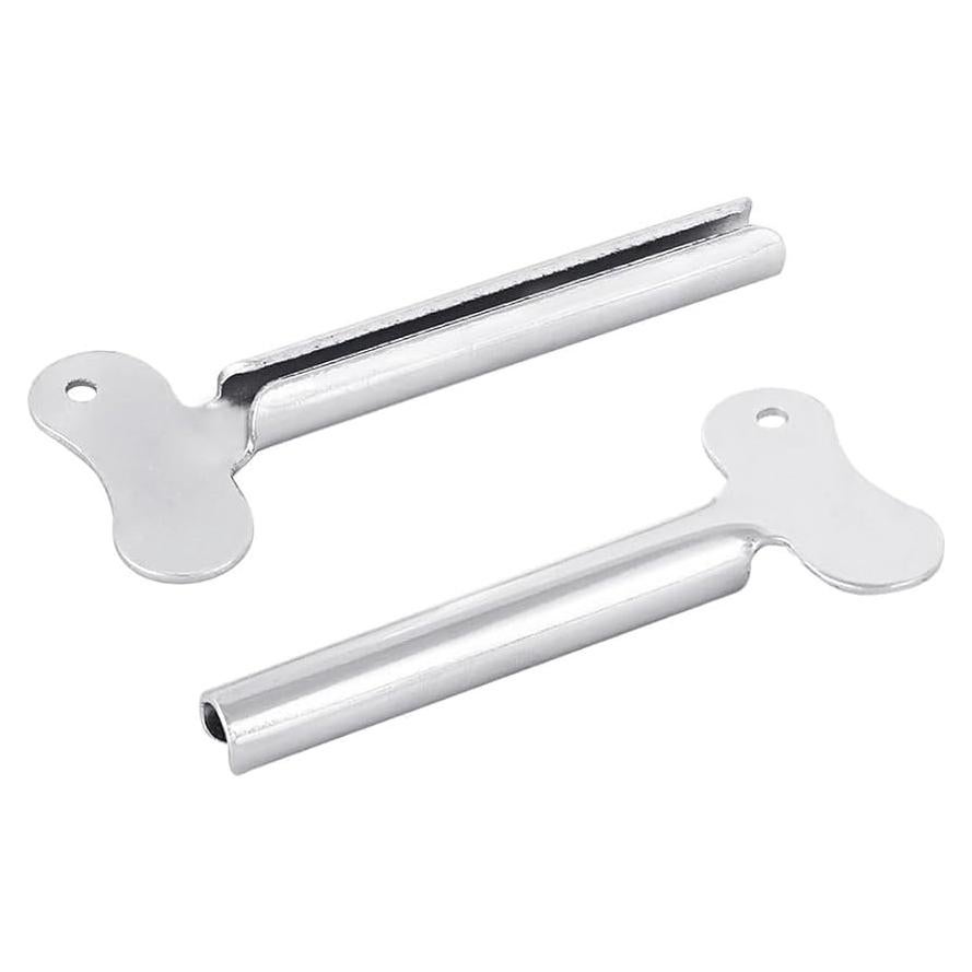 Set de 2 Llaves Exprimidor de Tubo Metal Plateado Labriciyon