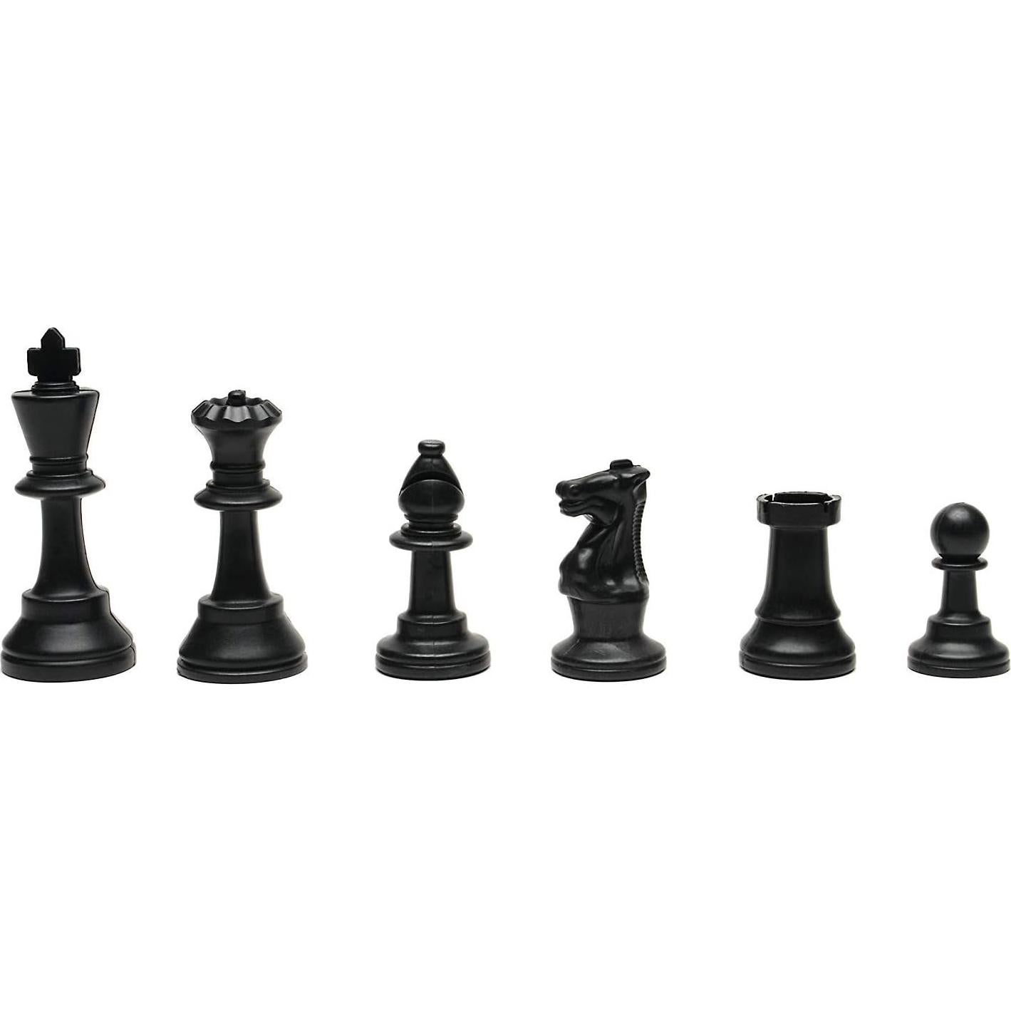 Conjunto de Ajedrez WE Games 43 cm Piezas 7.8 cm Portátil