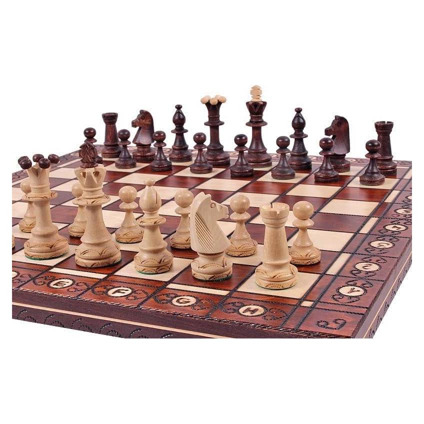 Juego de Ajedrez de Madera Hecho a Mano Muba 40 cm