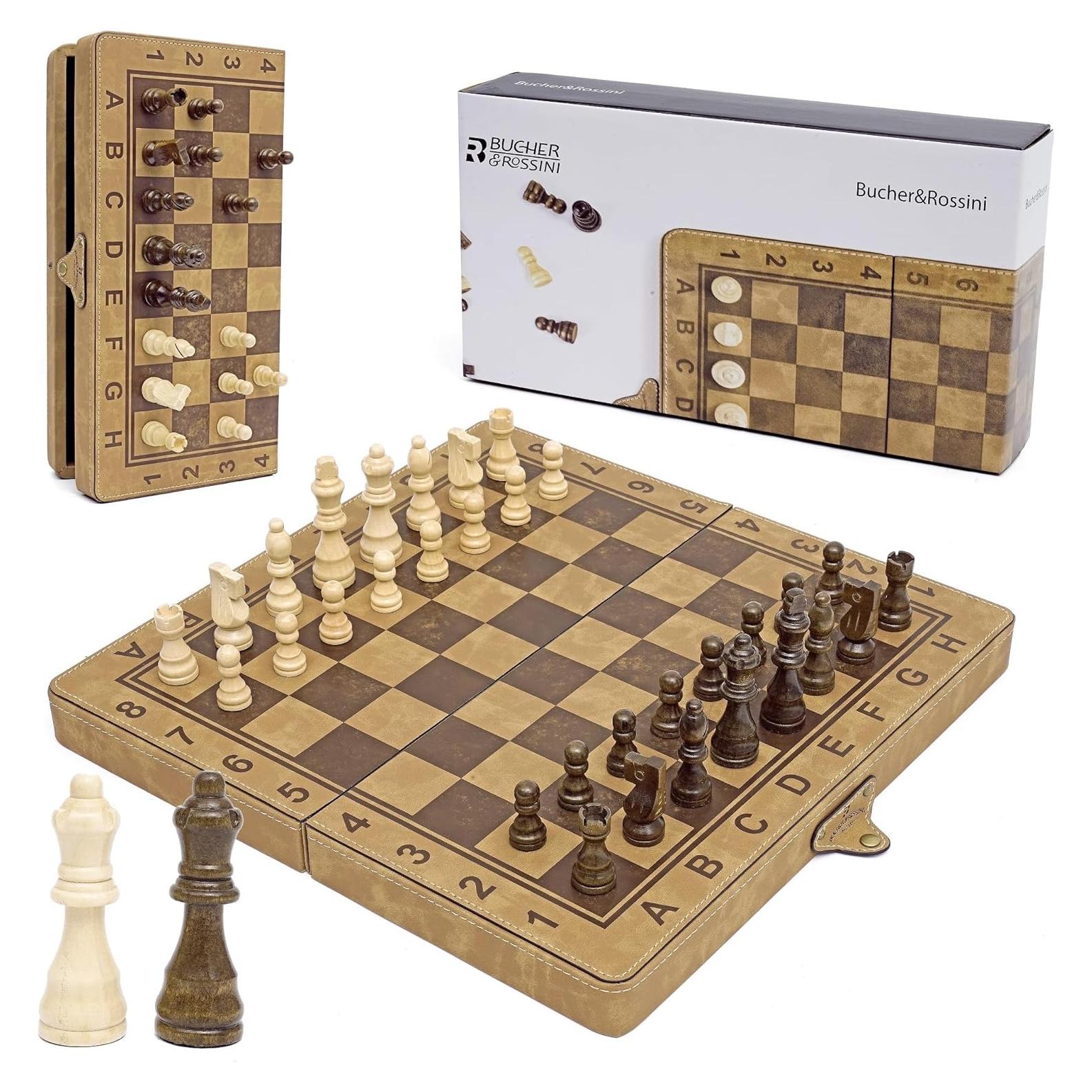 Juego de Ajedrez Magnético 15 Pulgadas Bucher&Rossini