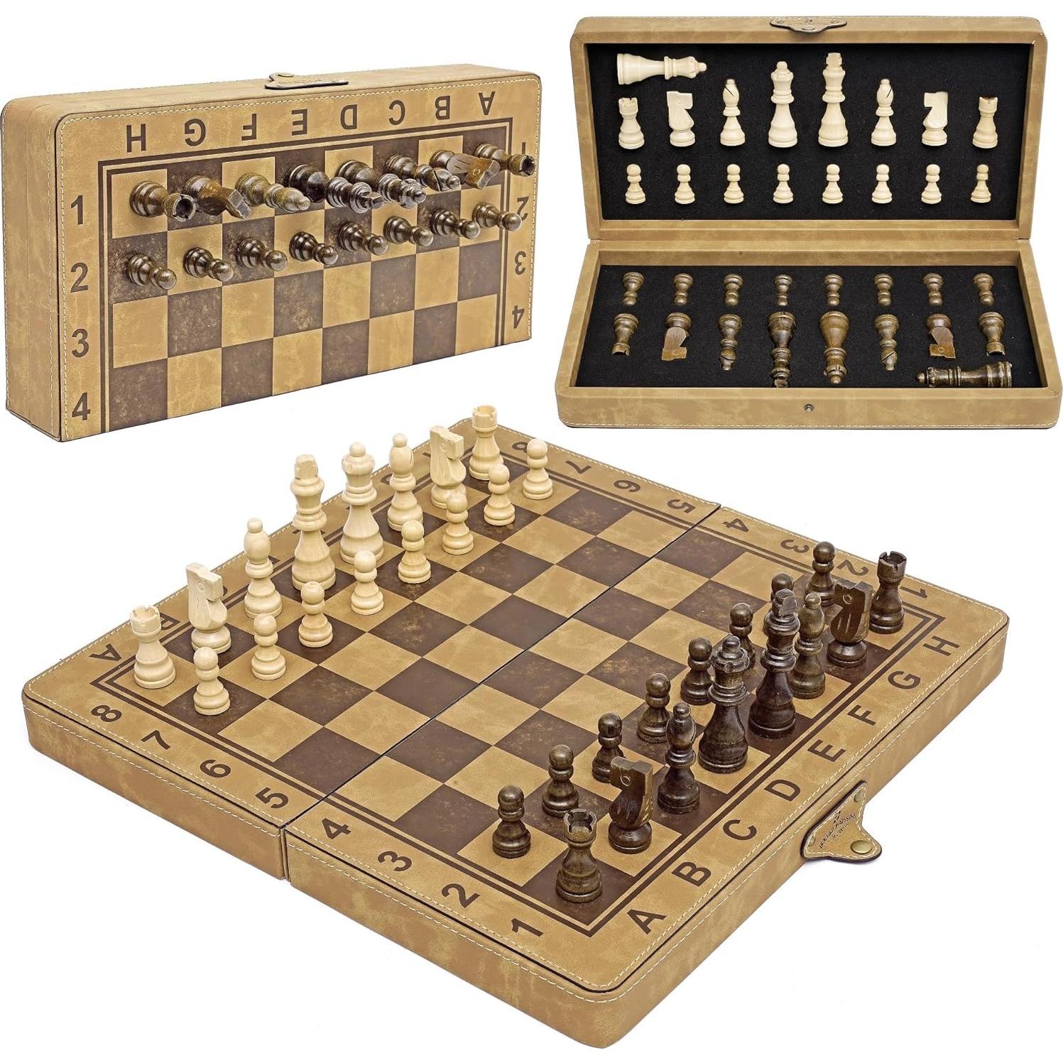 Juego de Ajedrez Magnético 15 Pulgadas Bucher&Rossini