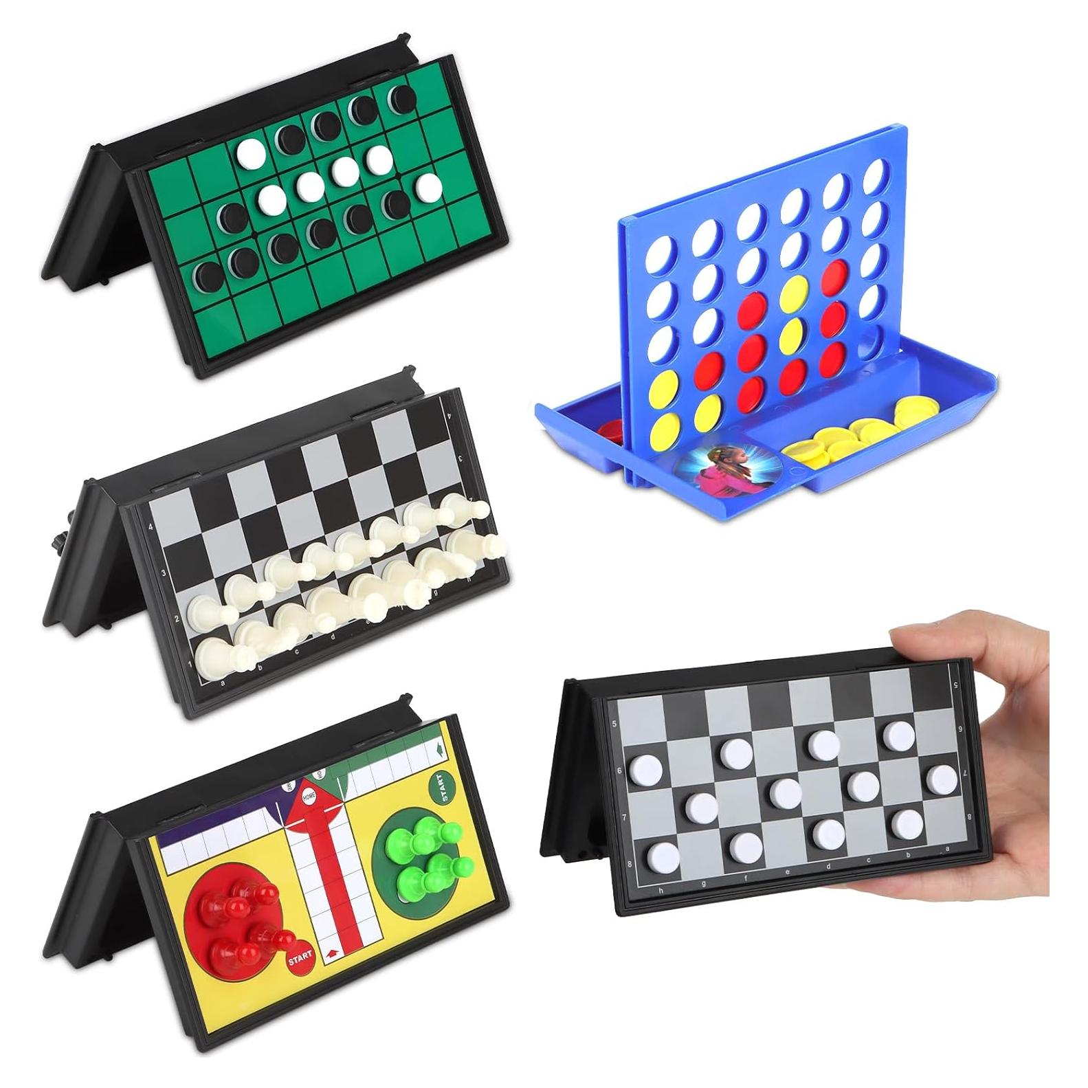 Juego de Viaje 5 en 1 COLORGO con Tablero Magnético Plegable