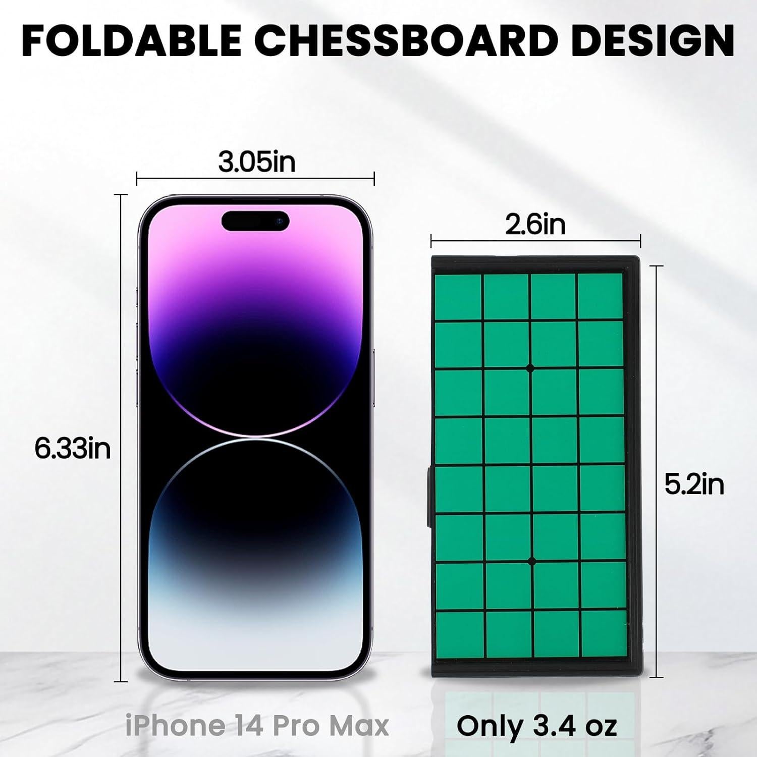 Juego de Viaje 5 en 1 COLORGO con Tablero Magnético Plegable