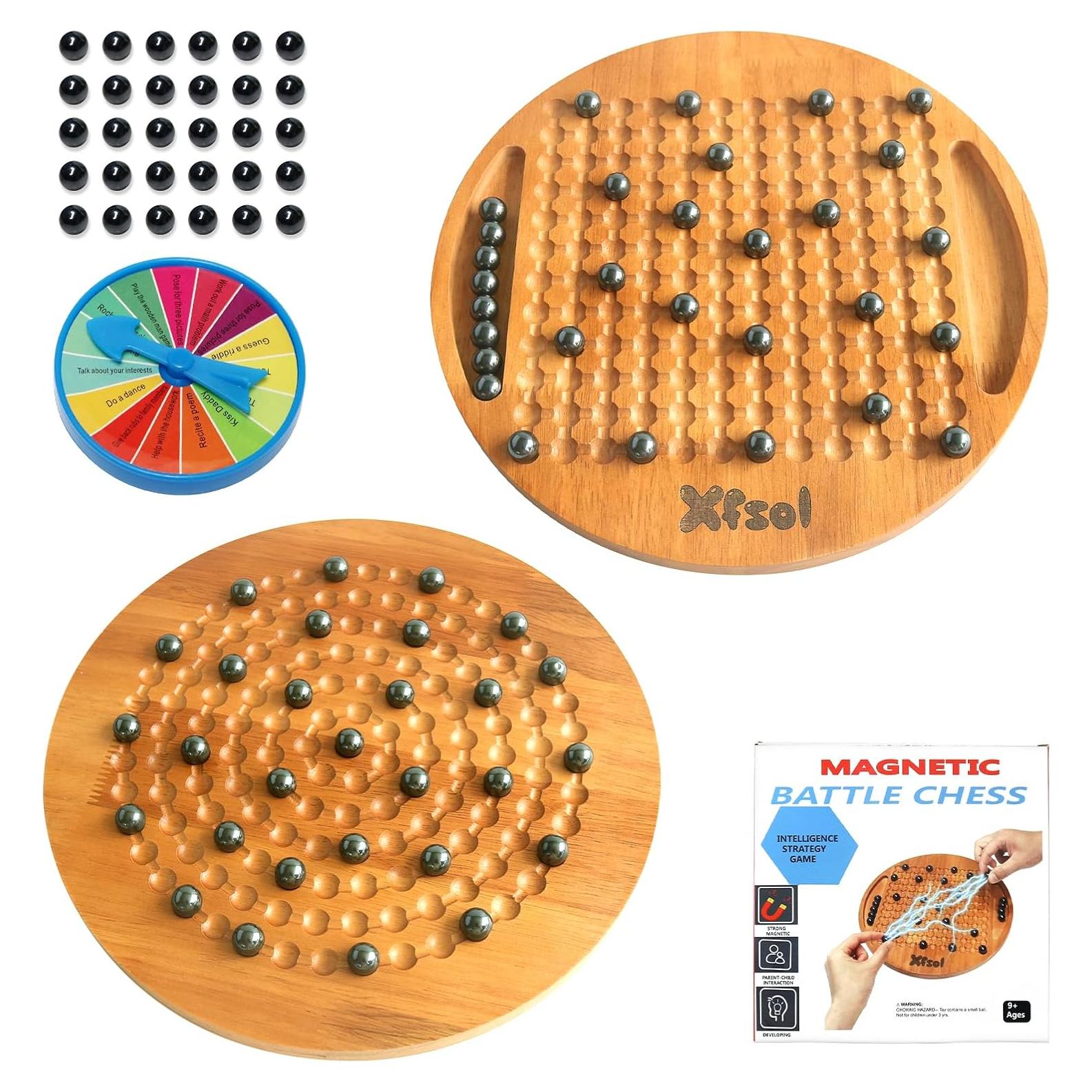 Juego de Ajedrez Magnético Mejorado Xfsol 29x29 cm Doble Cara