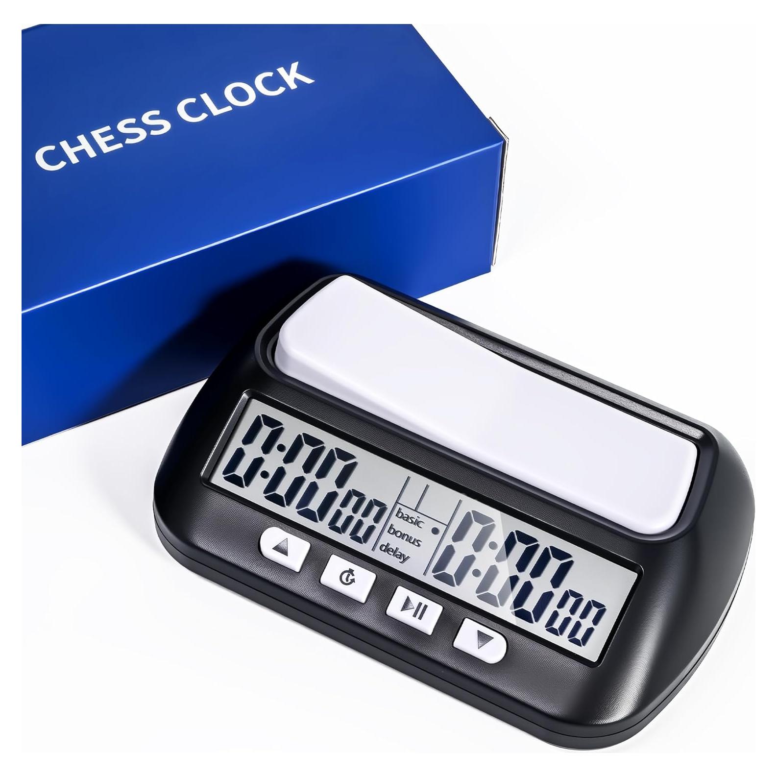 Reloj de Ajedrez Digital WQV RXZER40 Portátil Multifuncional