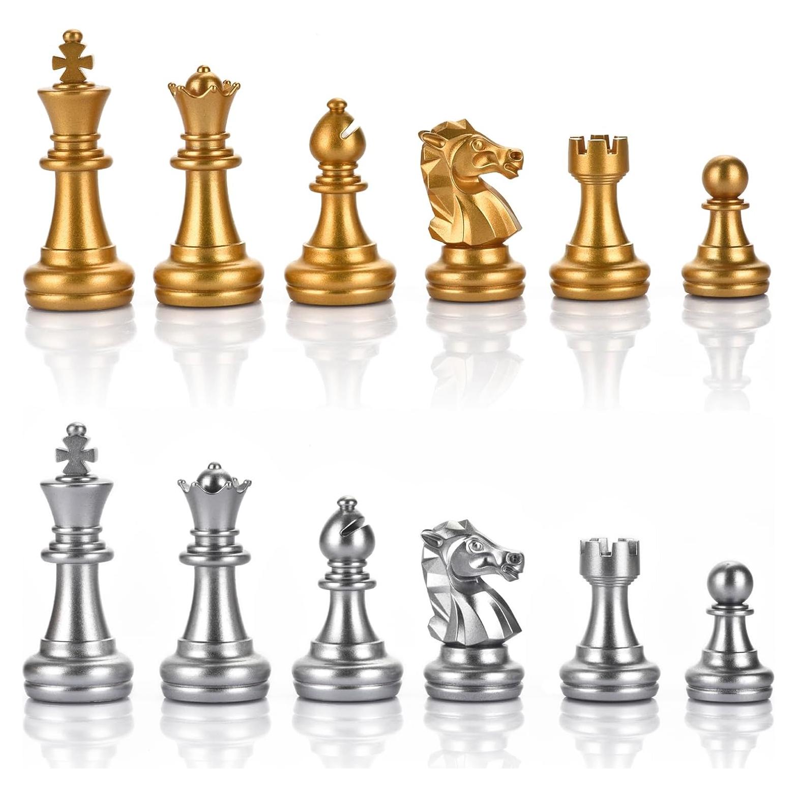 Juego de Piezas de Ajedrez QuadPro - Reemplazo Magnético 32 Piezas