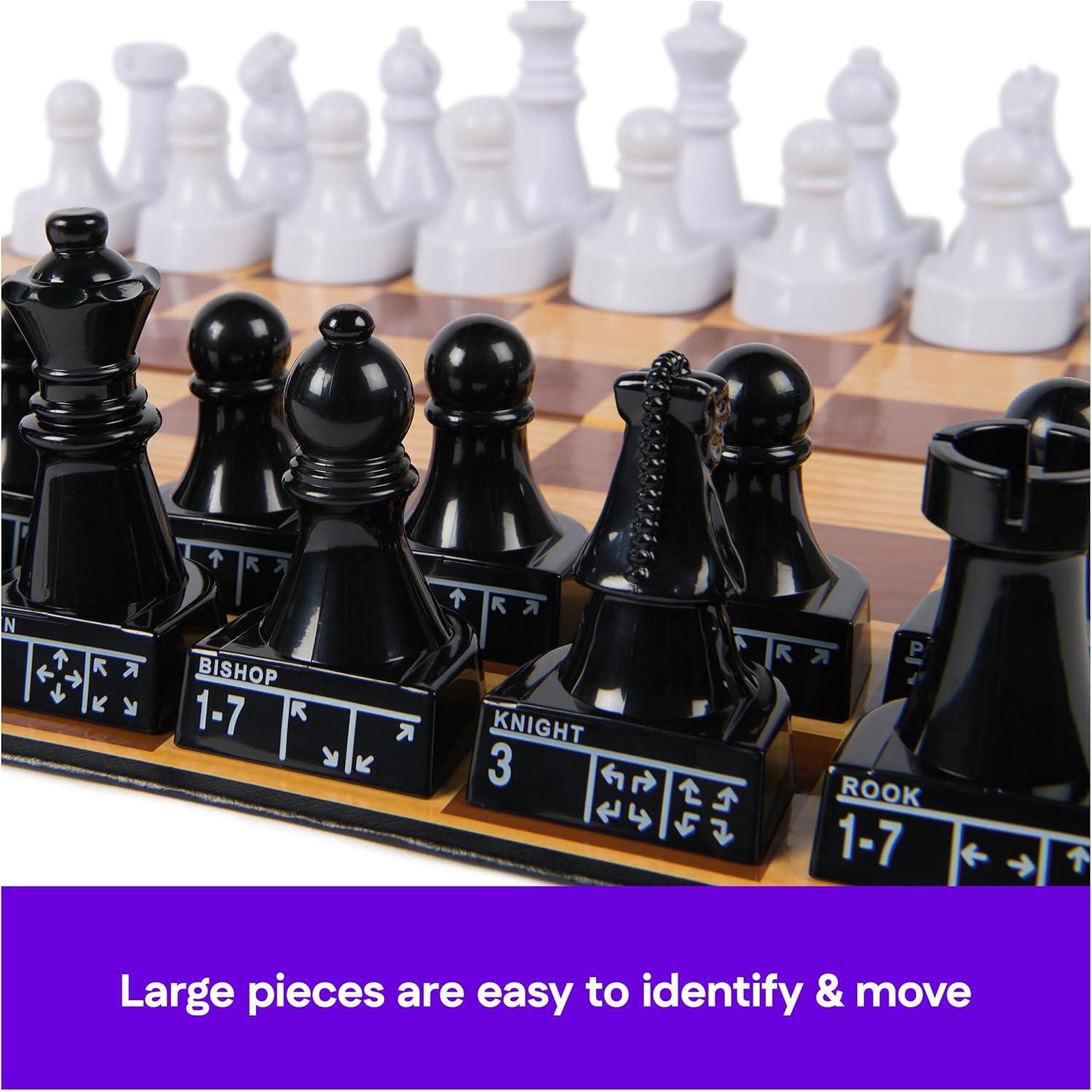 Juego de Ajedrez Spin Master Maestro para Principiantes 8+