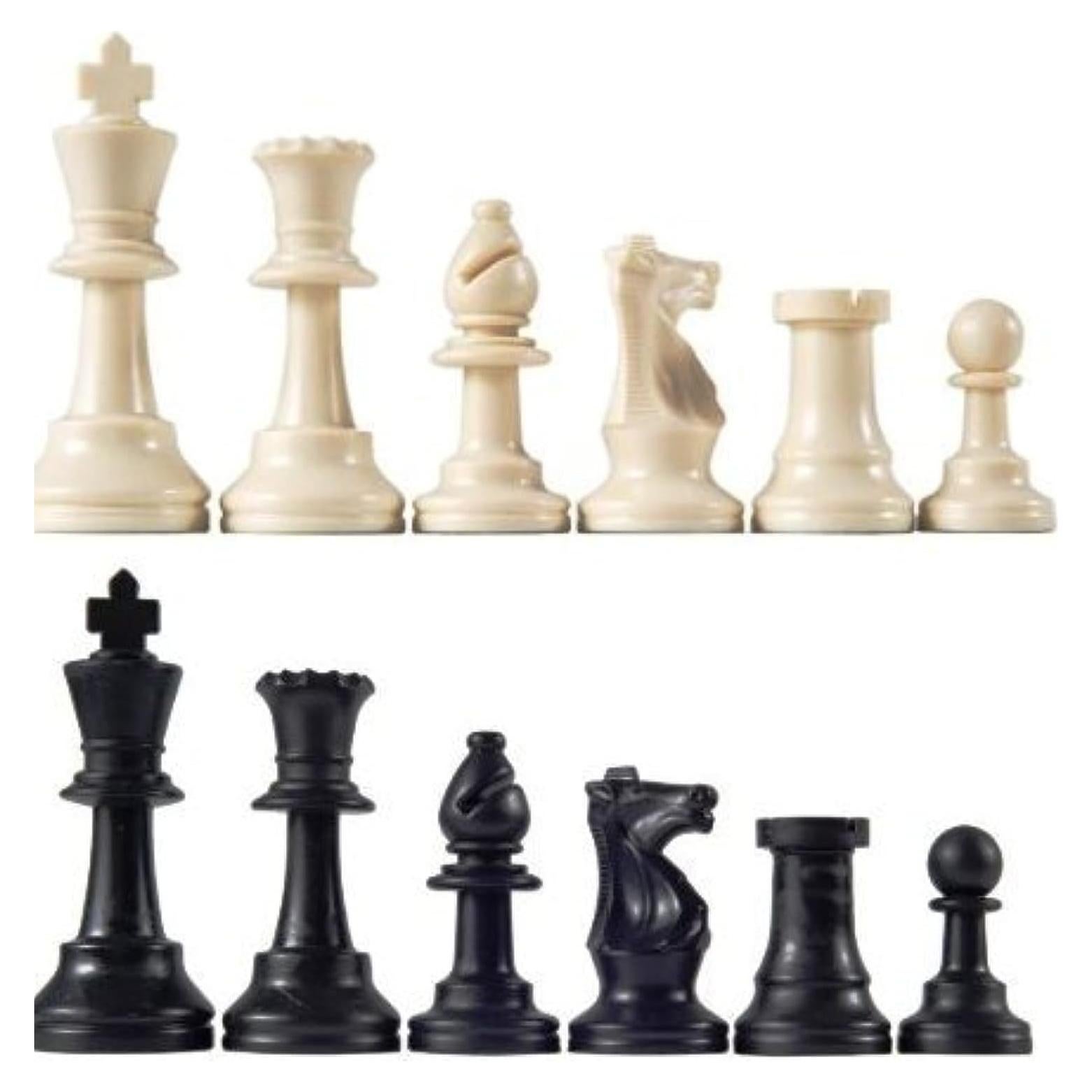 Piezas de Ajedrez Torneo Staunton Marion & Co, Rey 9.53 cm