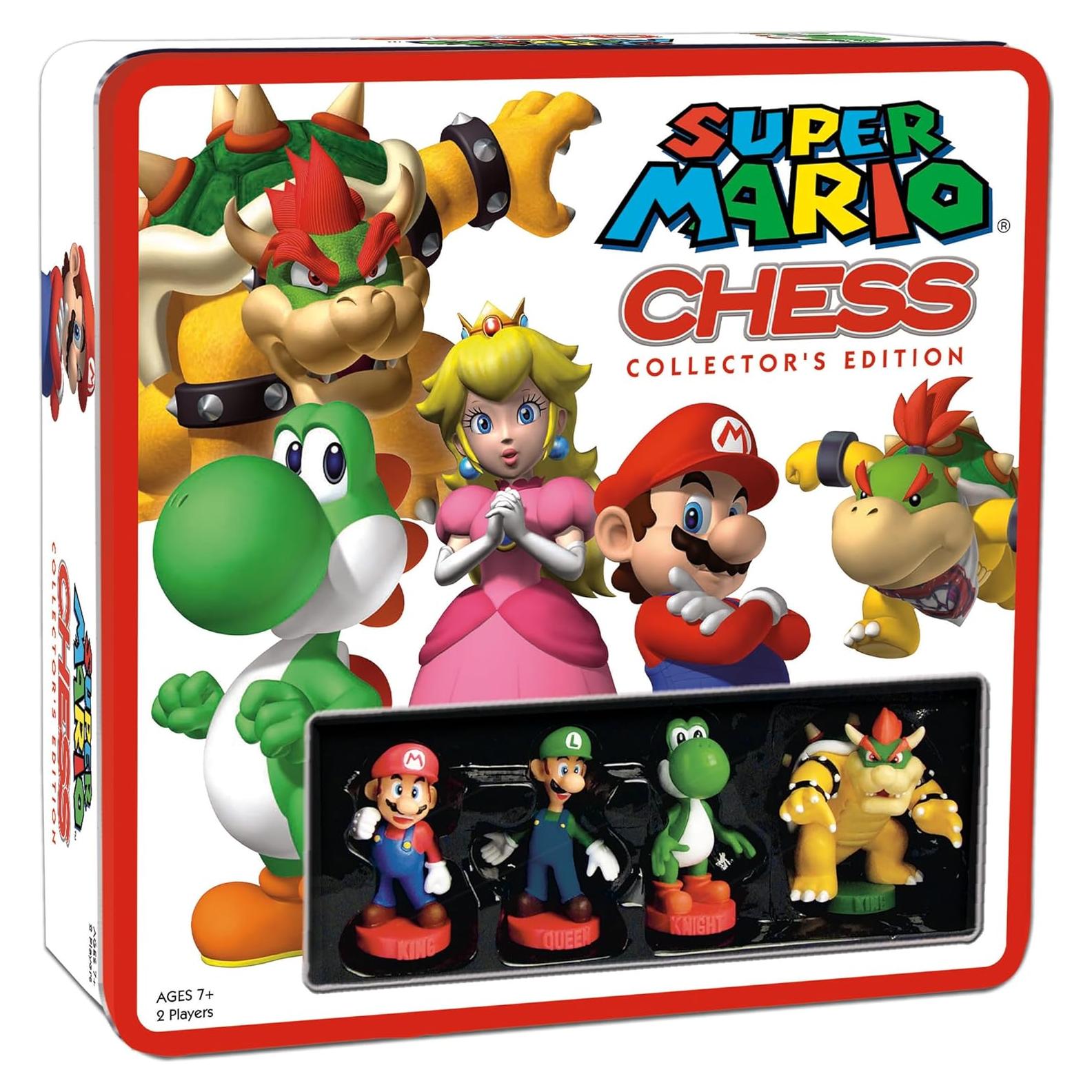 Juego de Ajedrez Super Mario Bros - 32 Piezas Pintadas a Mano